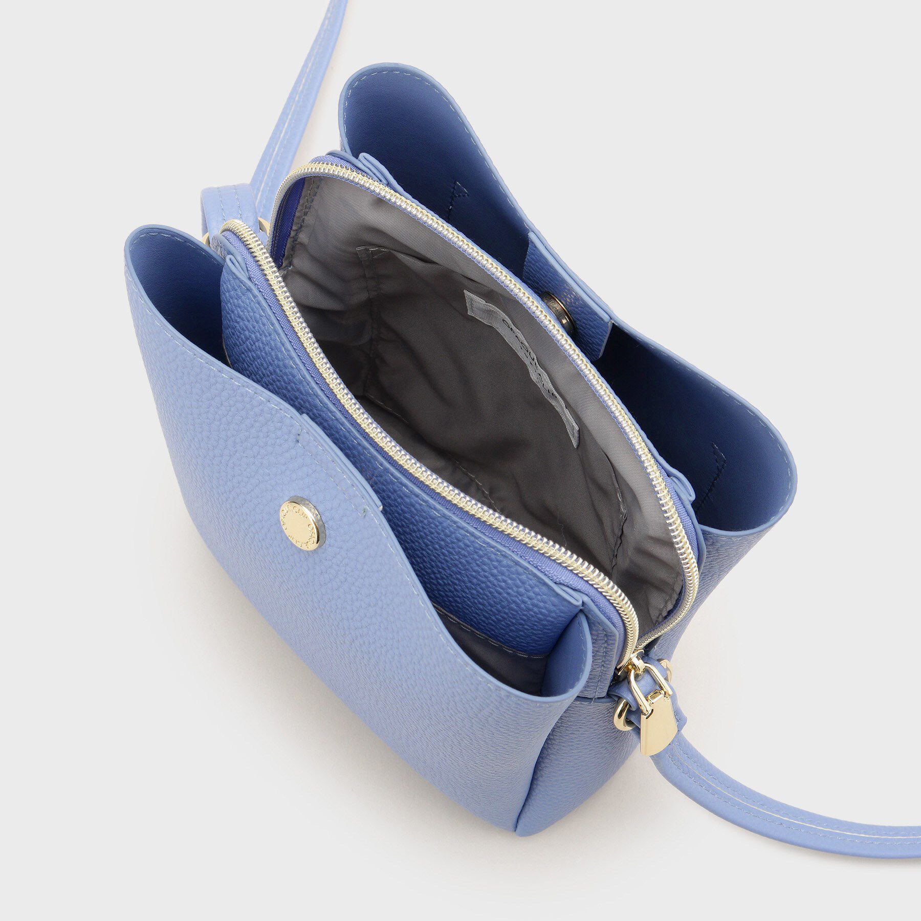 OPAQUE.CLIP「シュリンク合皮3層ミニショルダーバッグ【軽量／長さ調整可能】」|ショルダー・メッセンジャー|