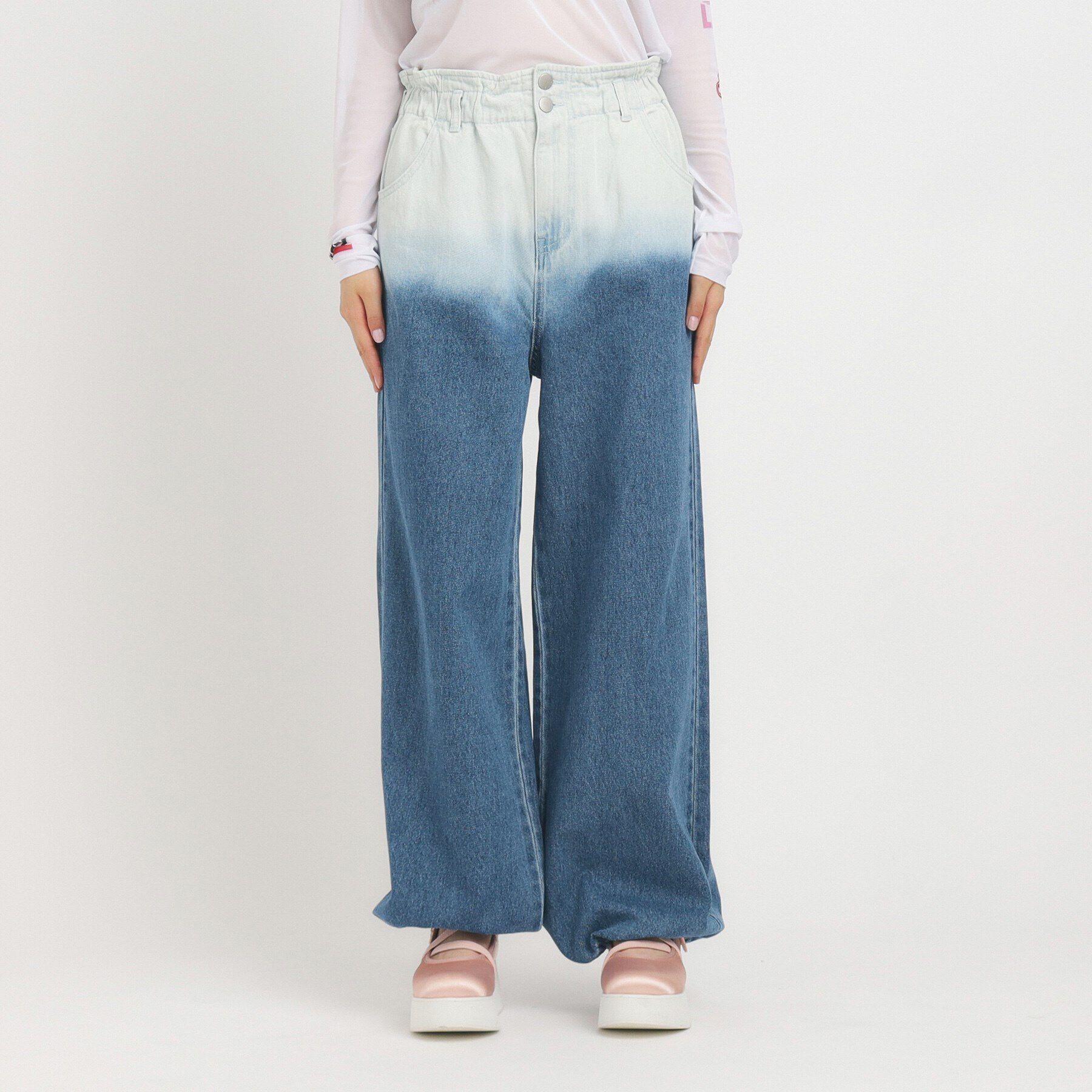 PINK-latte「【るーつくコラボ】グラデーションパンツ」|その他|