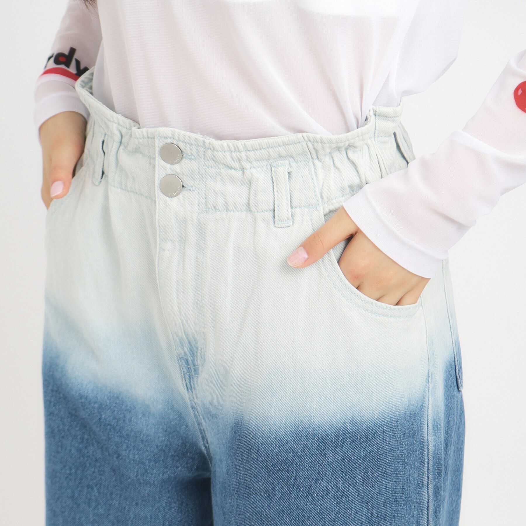 PINK-latte「【るーつくコラボ】グラデーションパンツ」|その他|