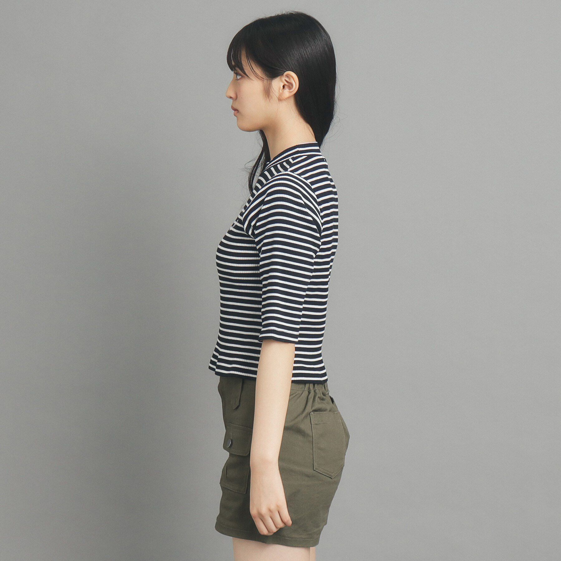 PINK-latte「【130cmあり】コンパクトリブカットソー」|Tシャツ・カットソー|