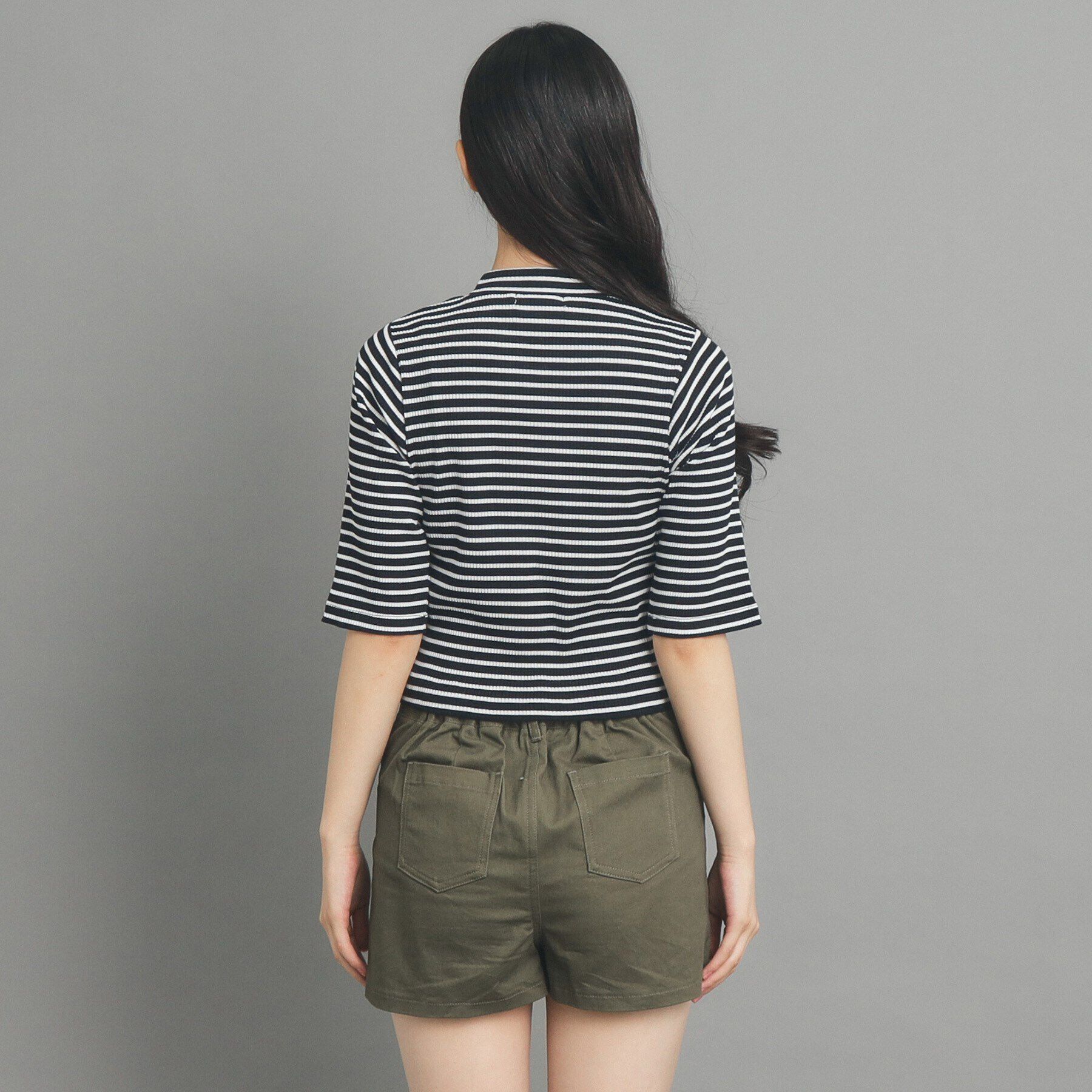 PINK-latte「【130cmあり】コンパクトリブカットソー」|Tシャツ・カットソー|