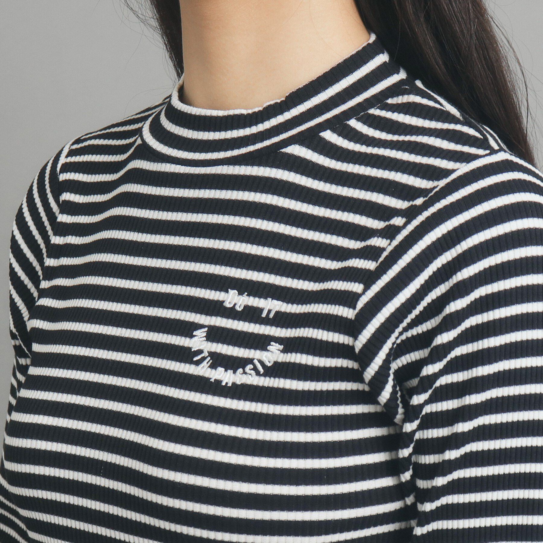 PINK-latte「【130cmあり】コンパクトリブカットソー」|Tシャツ・カットソー|