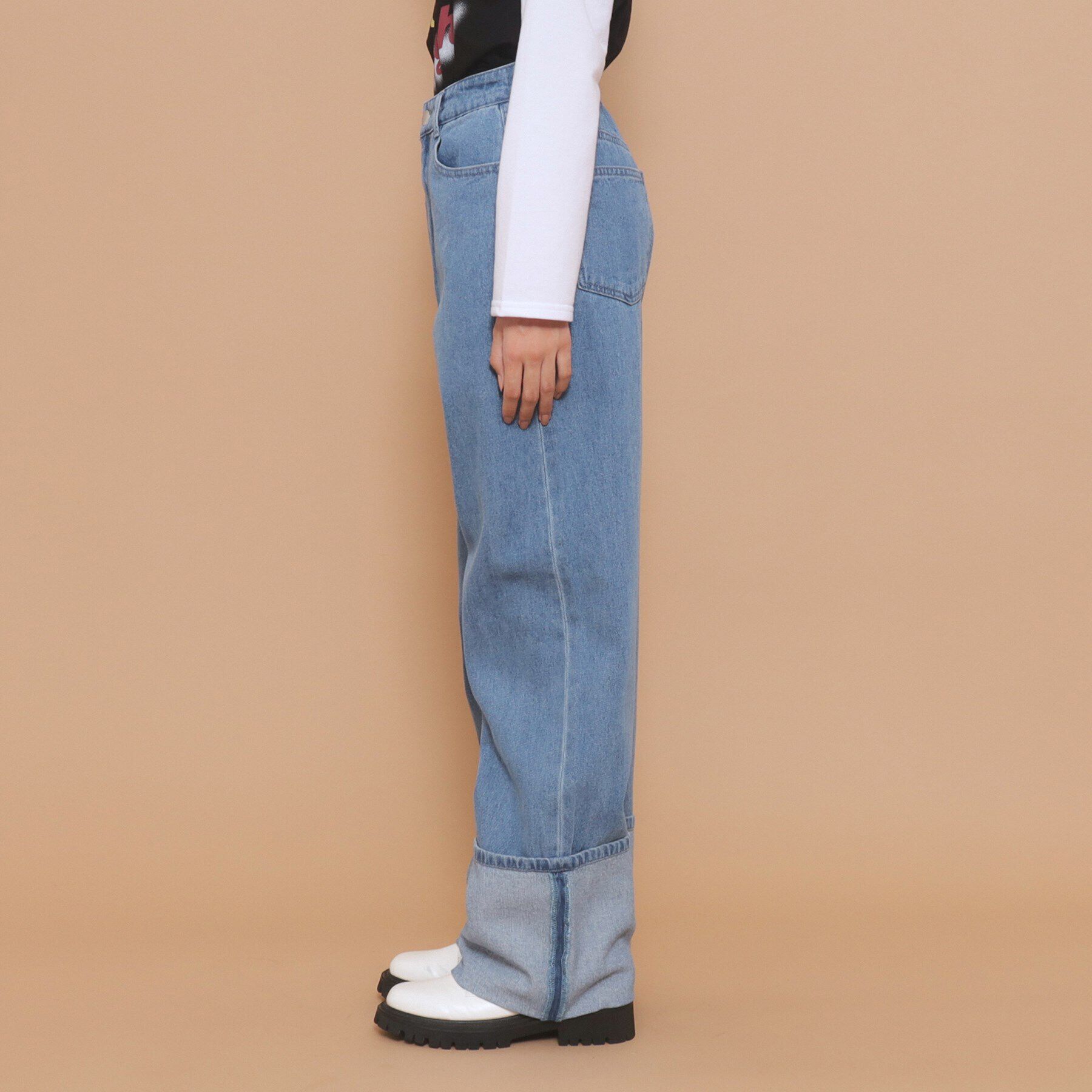 PINK-latte「ロールアップデニム」|その他|