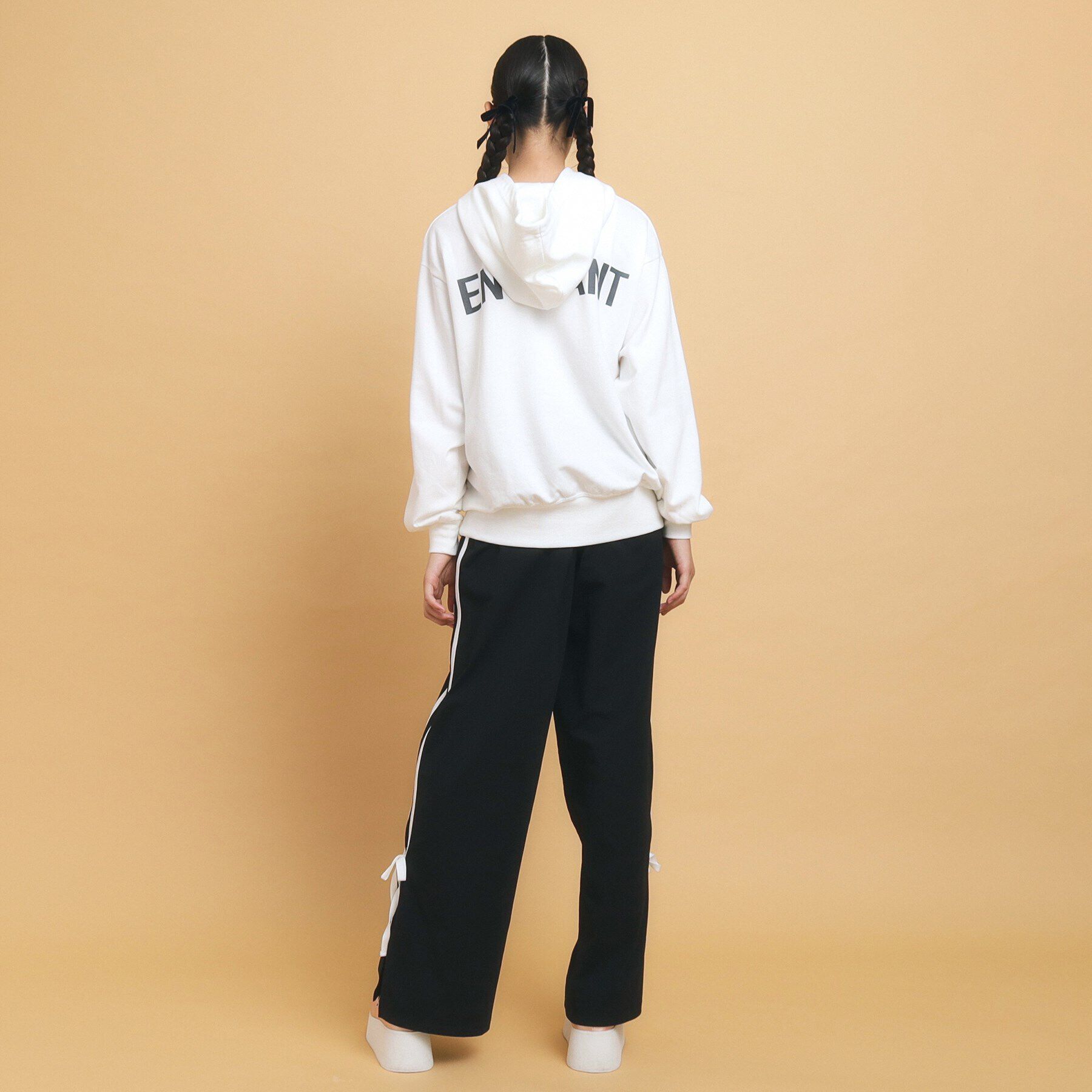 PINK-latte「【130cmあり／人気シリーズ】クマプリント フードパーカ」|その他|