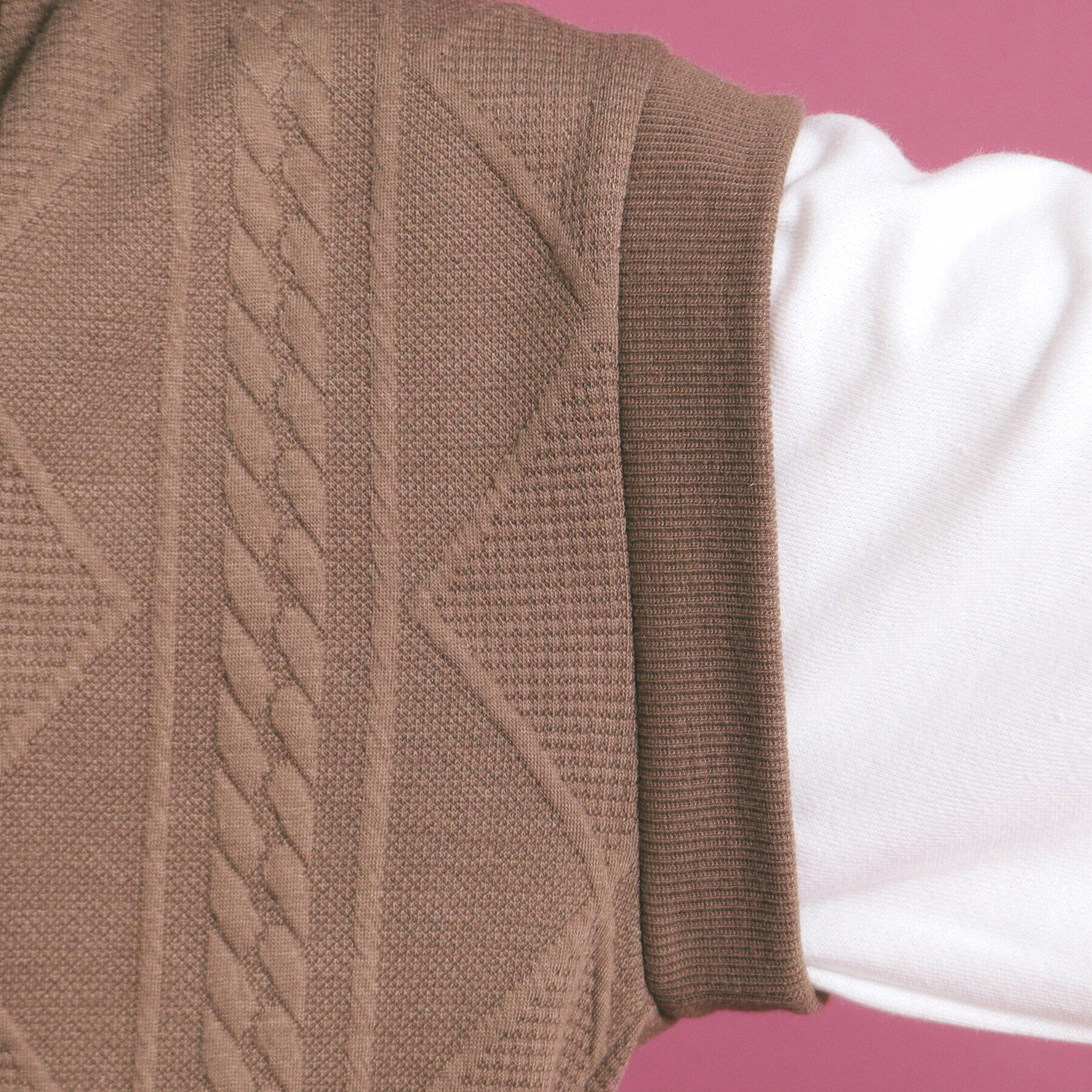 PINK-latte「フェイクレイヤードパーカ」|Tシャツ・カットソー|