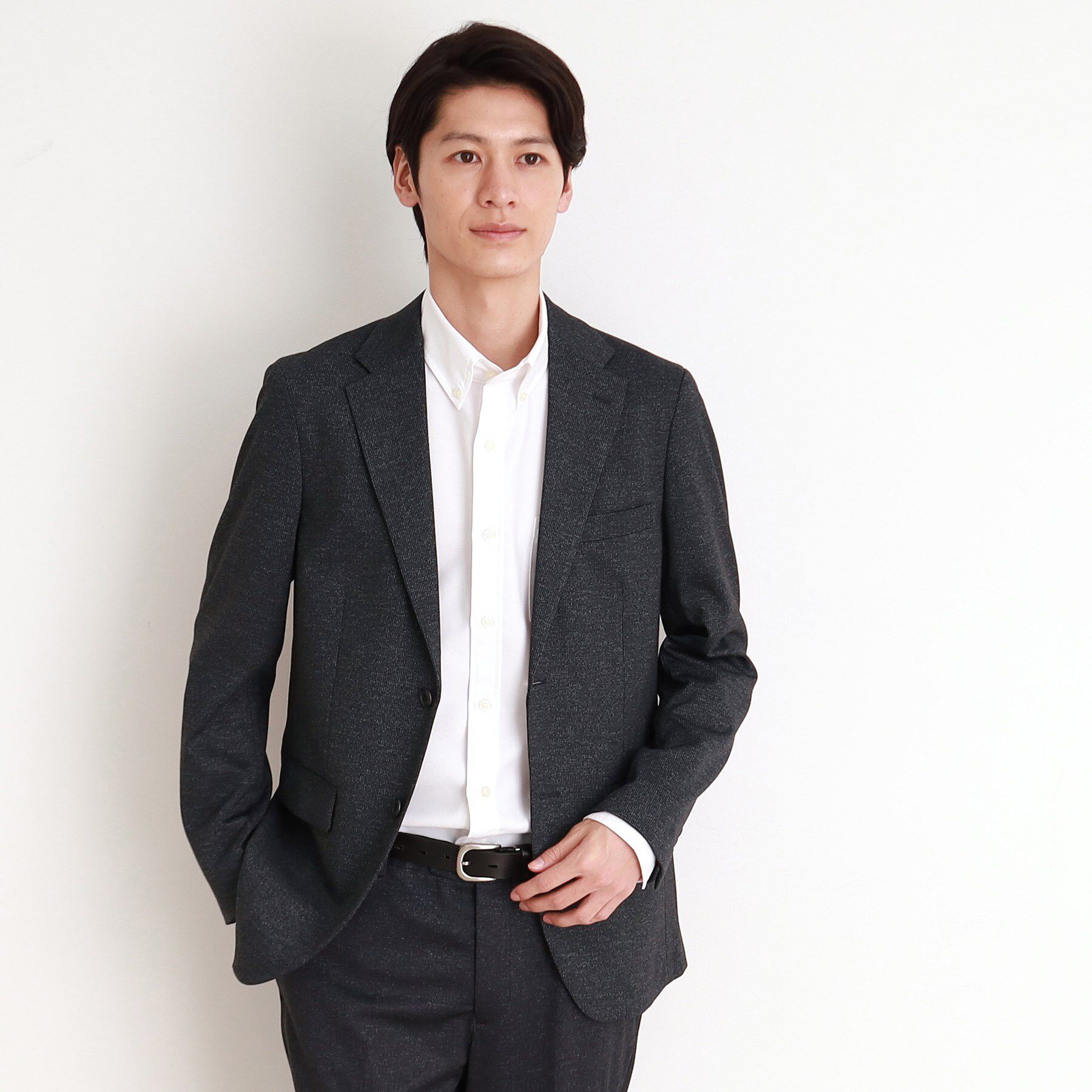 THE SHOP TK「TRジャージジャケット【セットアップ可】」|テーラードジャケット|ネイビー(094)