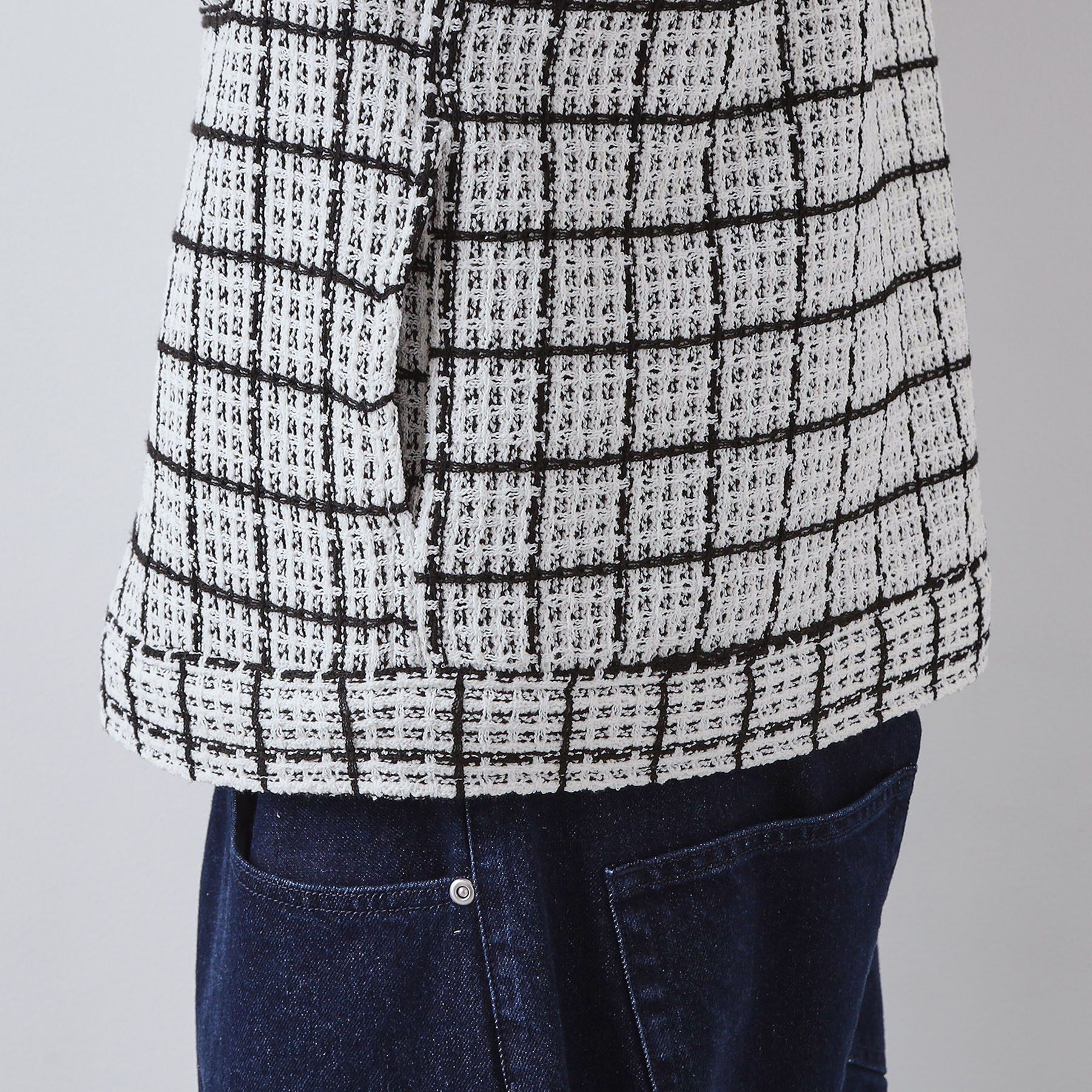 THE SHOP TK「変わり織ツイードブルゾン」|ブルゾン・スタジャン|