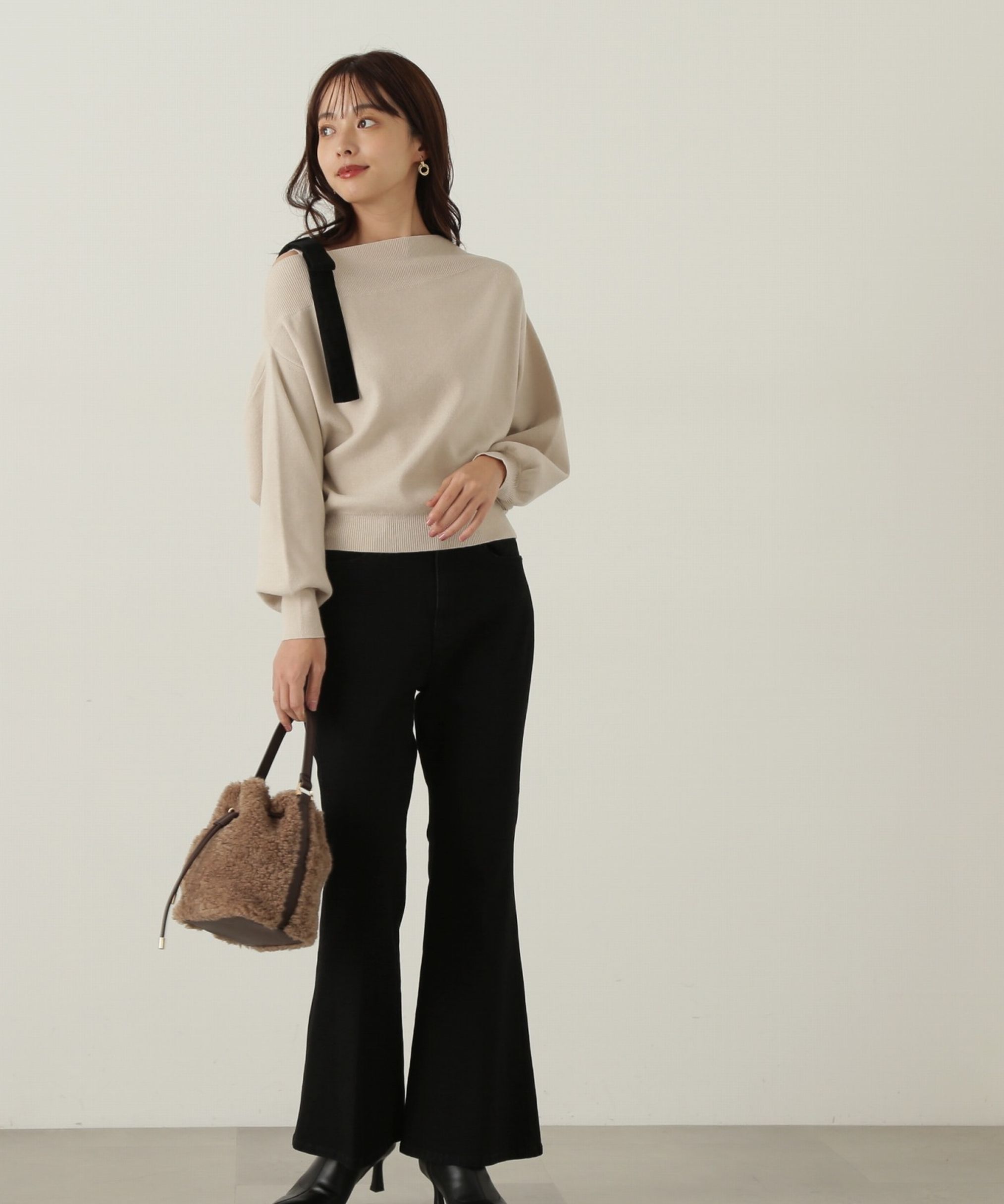 PROPORTION BODY DRESSING「ベルボトムデニムパンツ24AW」|その他|