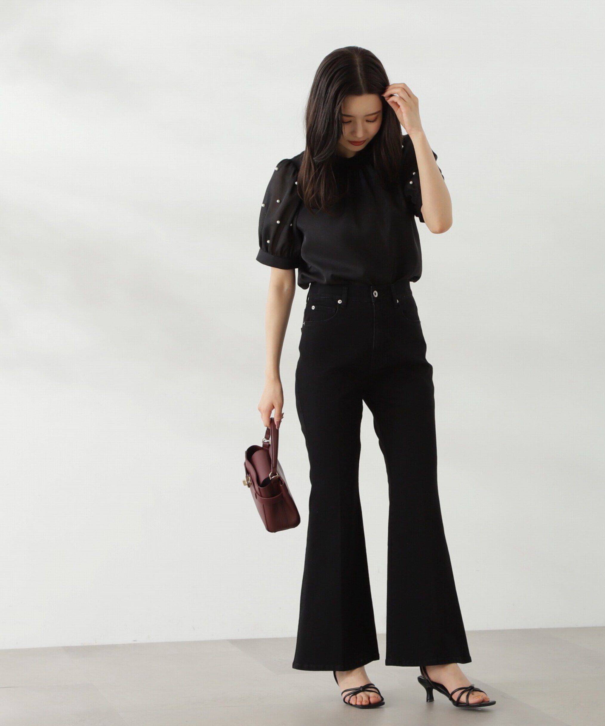 PROPORTION BODY DRESSING「ベルボトムデニムパンツ24AW」|その他|