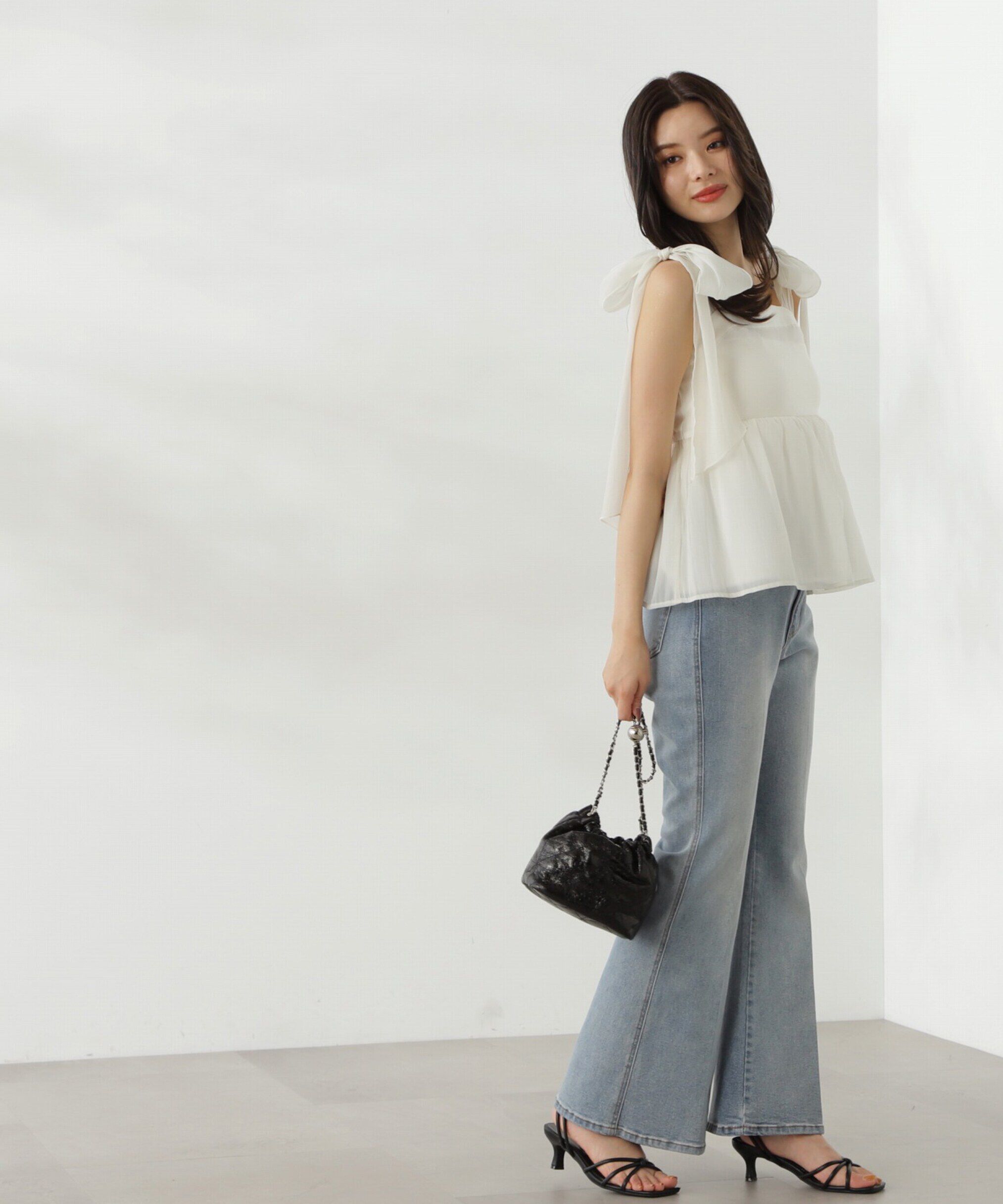 PROPORTION BODY DRESSING「ベルボトムデニムパンツ24AW」|その他|