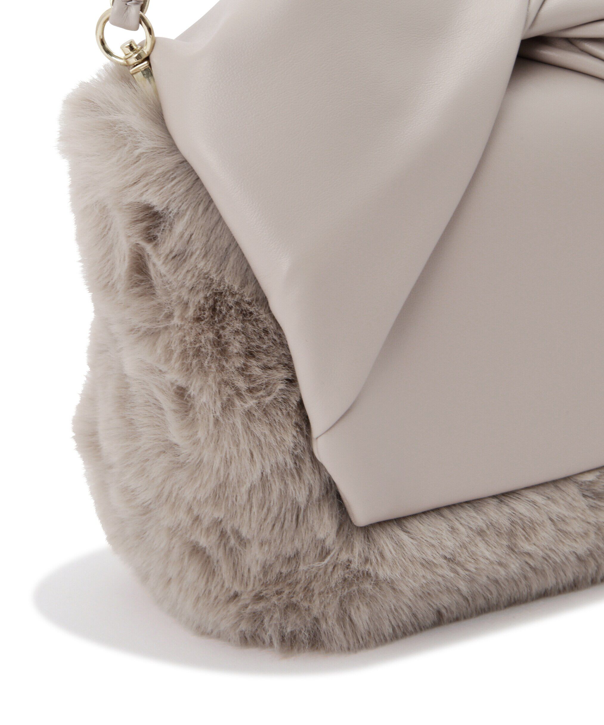 PROPORTION BODY DRESSING「リボンハンドルフェイクファーショルダーバッグ」|その他|