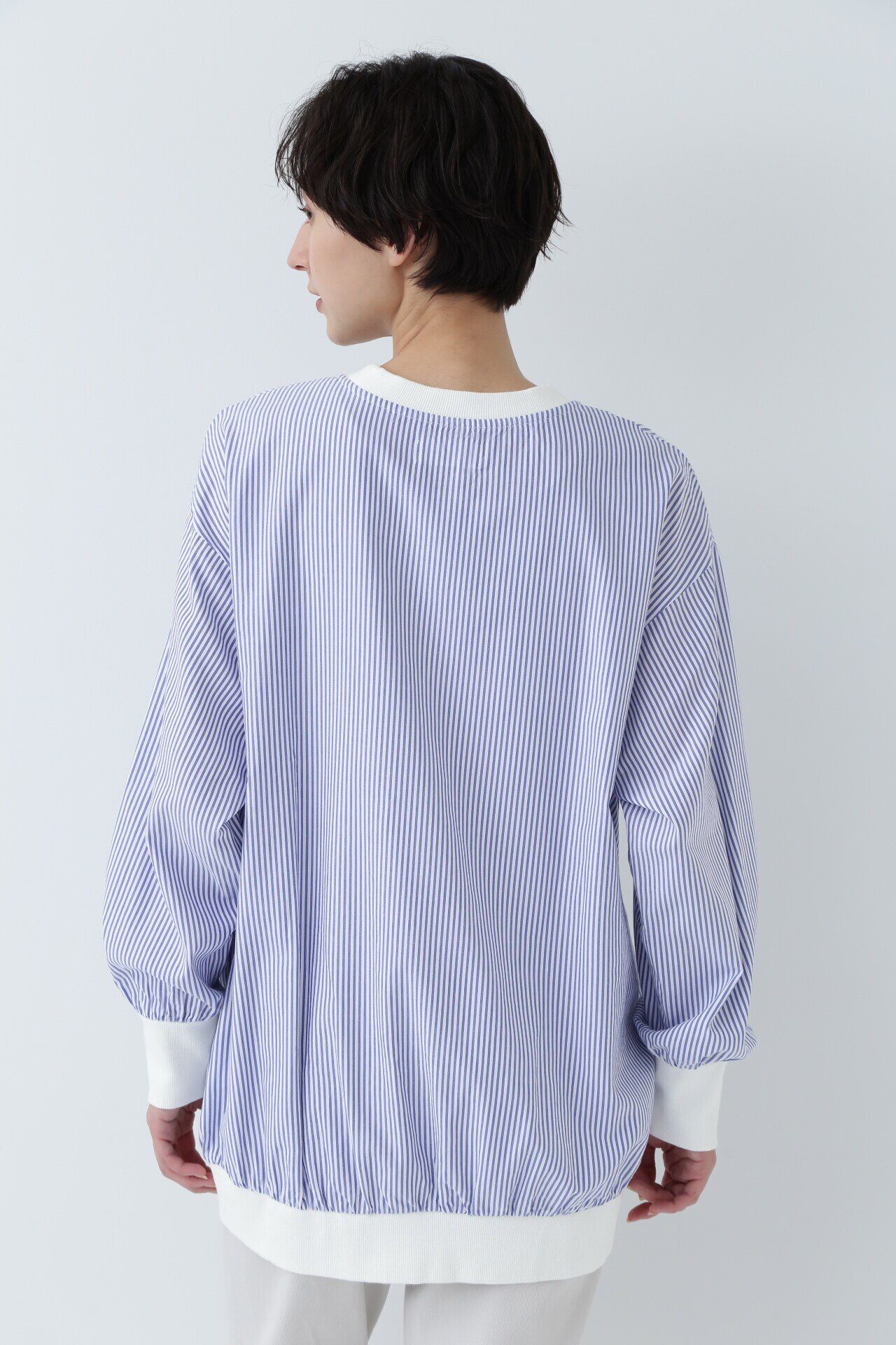  「◆コットンオックスストライプブラウス」|シャツ・ブラウス|