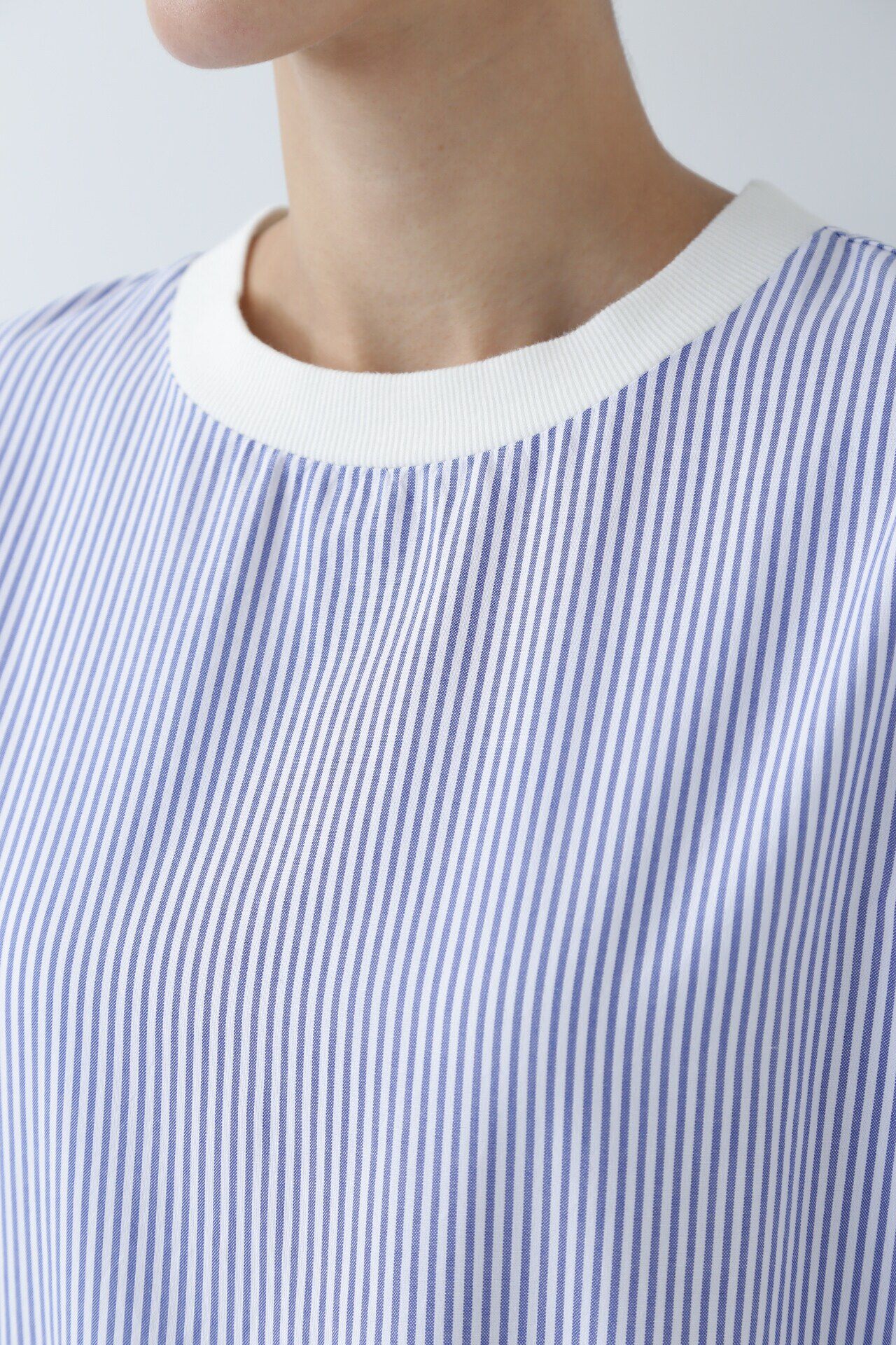  「◆コットンオックスストライプブラウス」|シャツ・ブラウス|