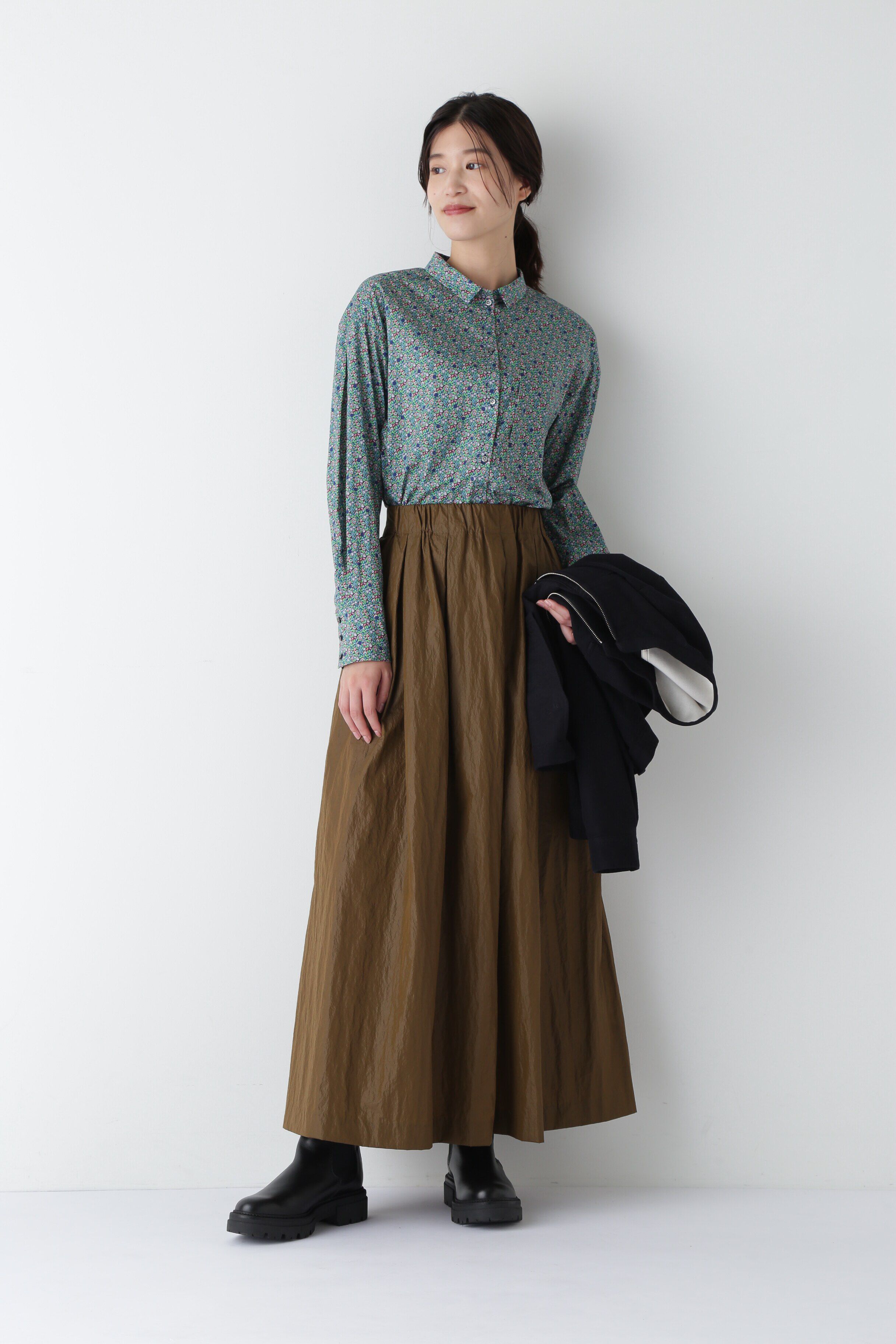  「◆ナイロンシャインサテンスカート」|スカート|