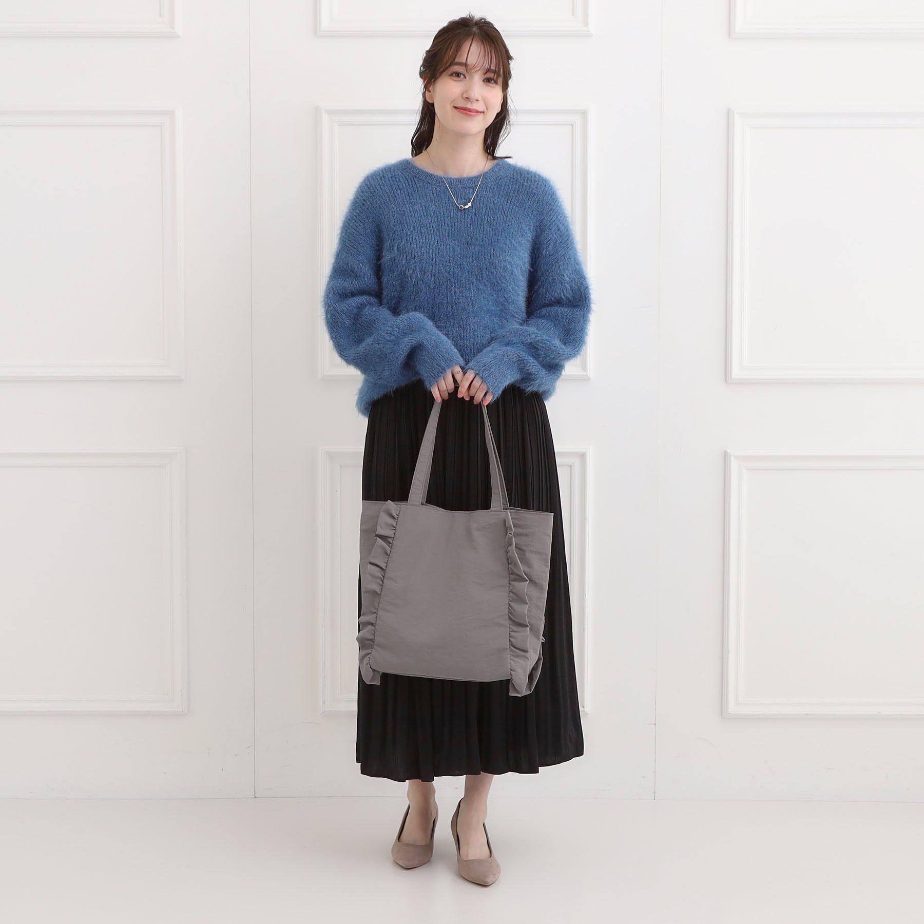 SHOO･LA･RUE「【セレモニー】フリルトートバッグ」|トートバッグ|