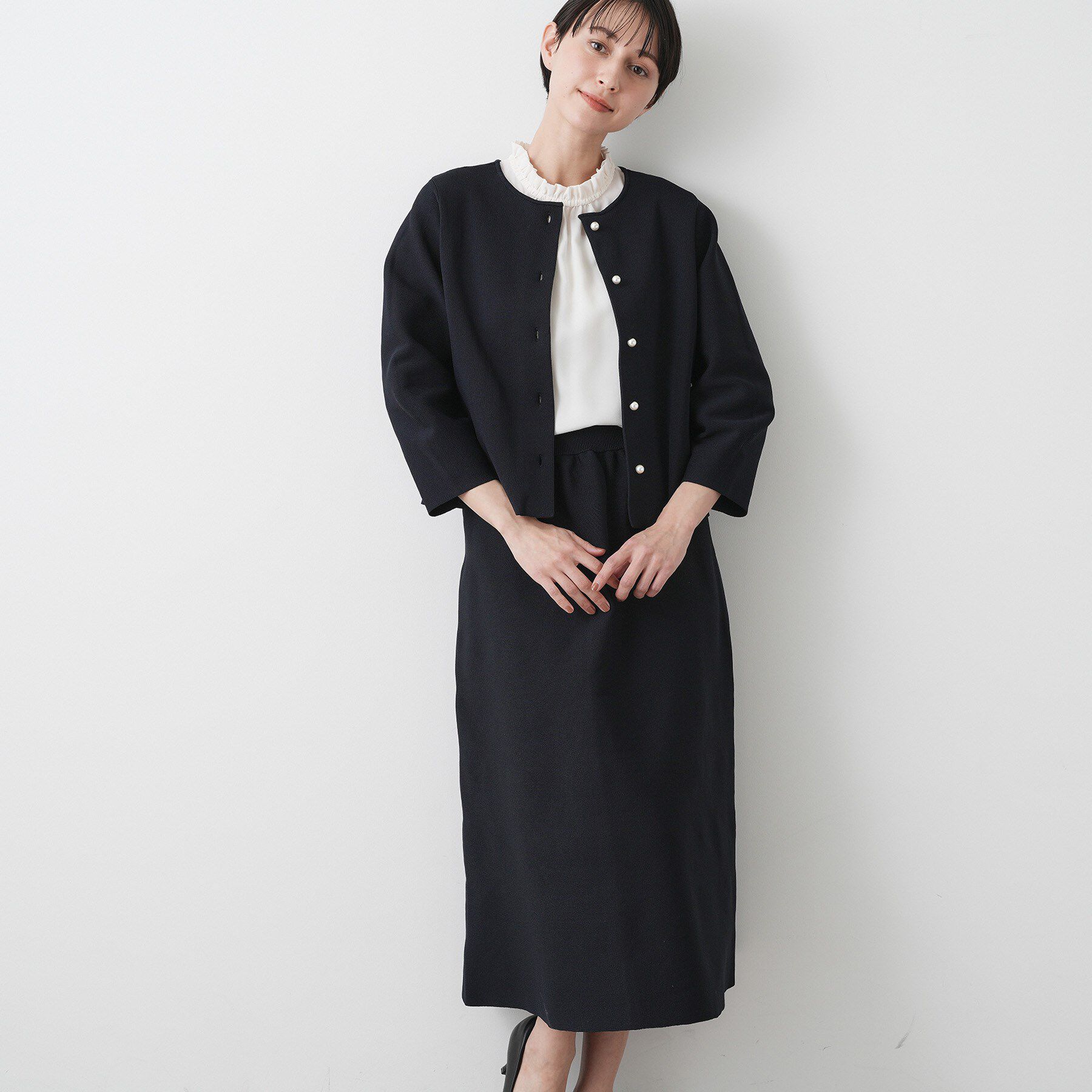 Dessin「【入卒/セレモニー/単品使い2WAY可能】ニットセットアップ」|スーツ|