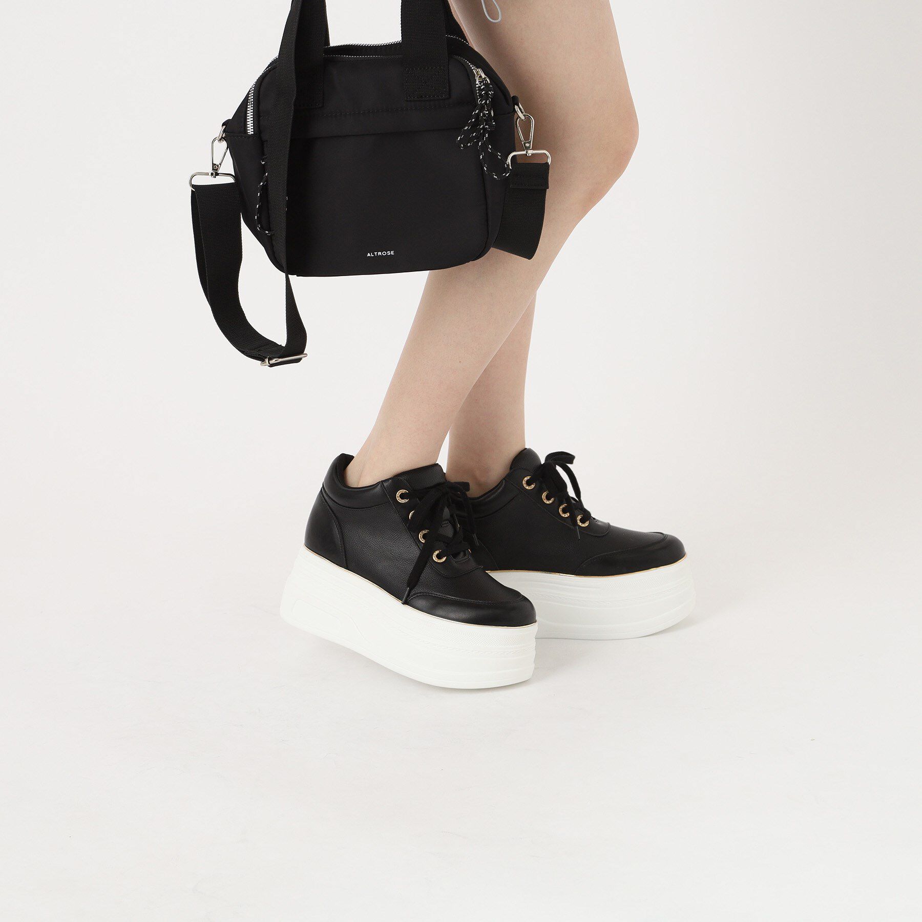 ESPERANZA「ゴールドライン厚底フラットスニーカー」|スニーカー|