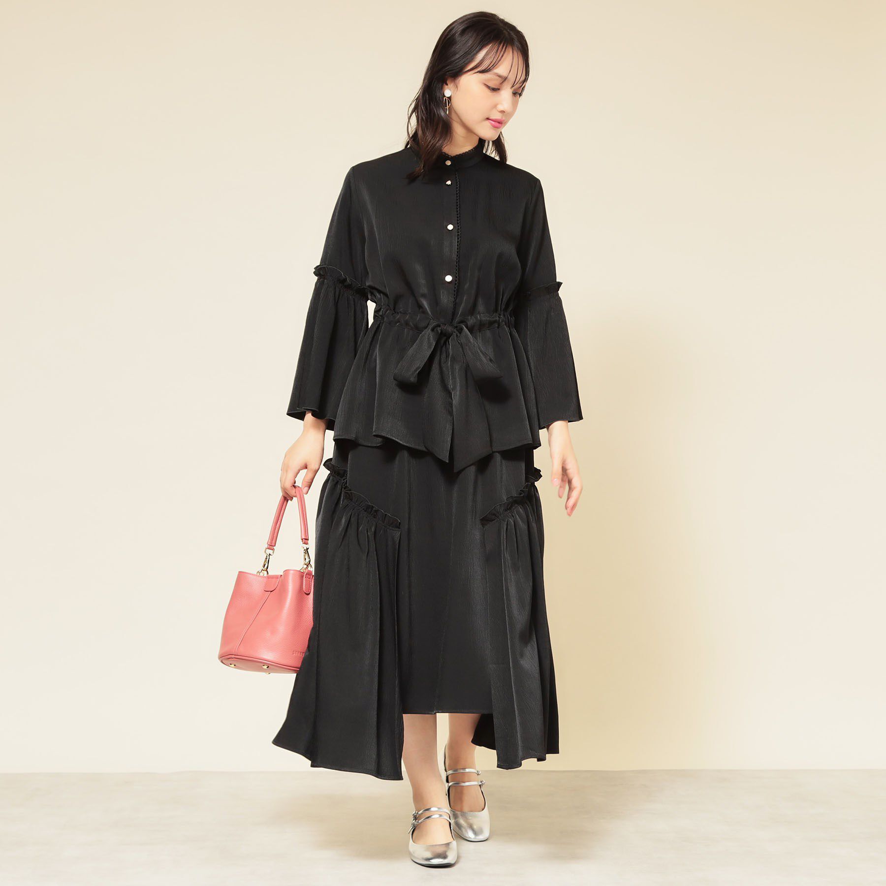 SunaUna「【COLLECTION LINE】フレアスリーブブラウス」|シャツ・ブラウス|