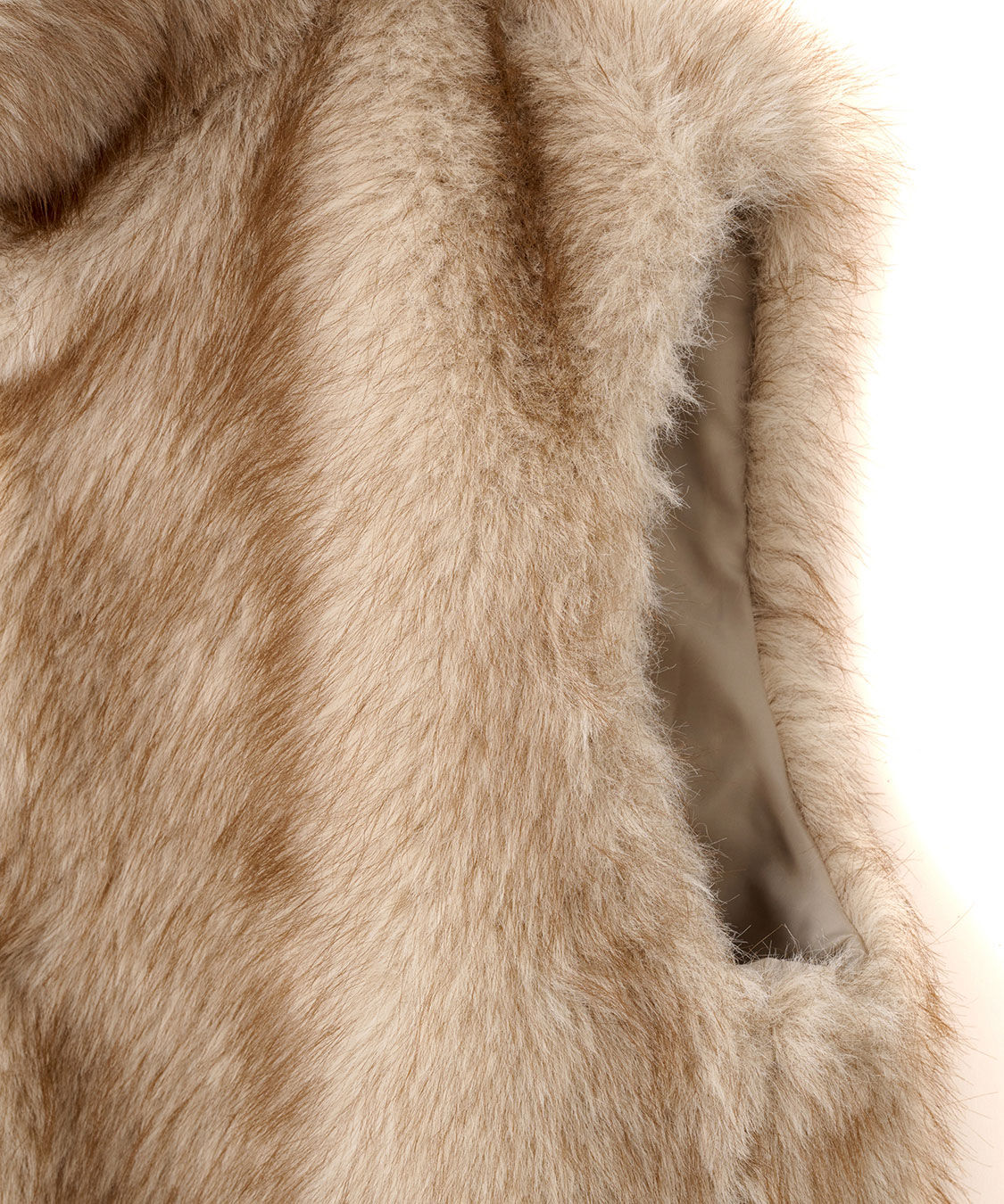 COCO DEAL「ミンクライクファージレ」|ベスト・ジレ|