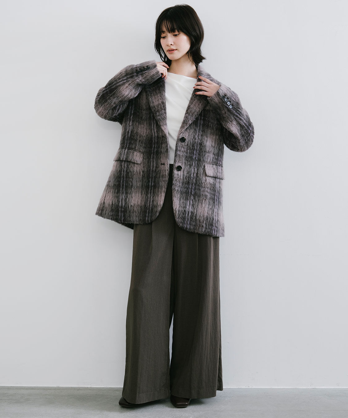 COCO DEAL「リラクシーワイドパンツ」|スラックス|