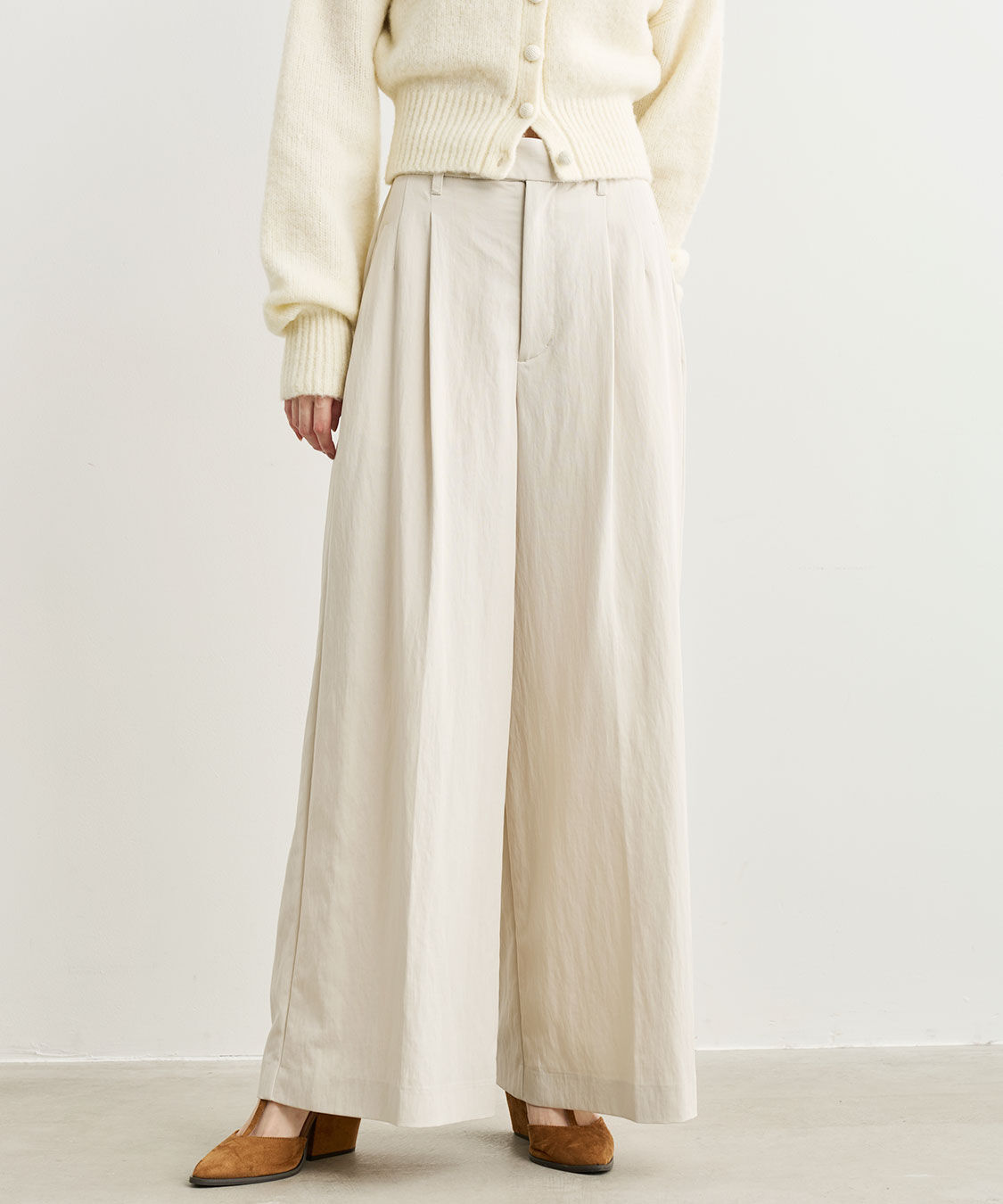 COCO DEAL「リラクシーワイドパンツ」|スラックス|