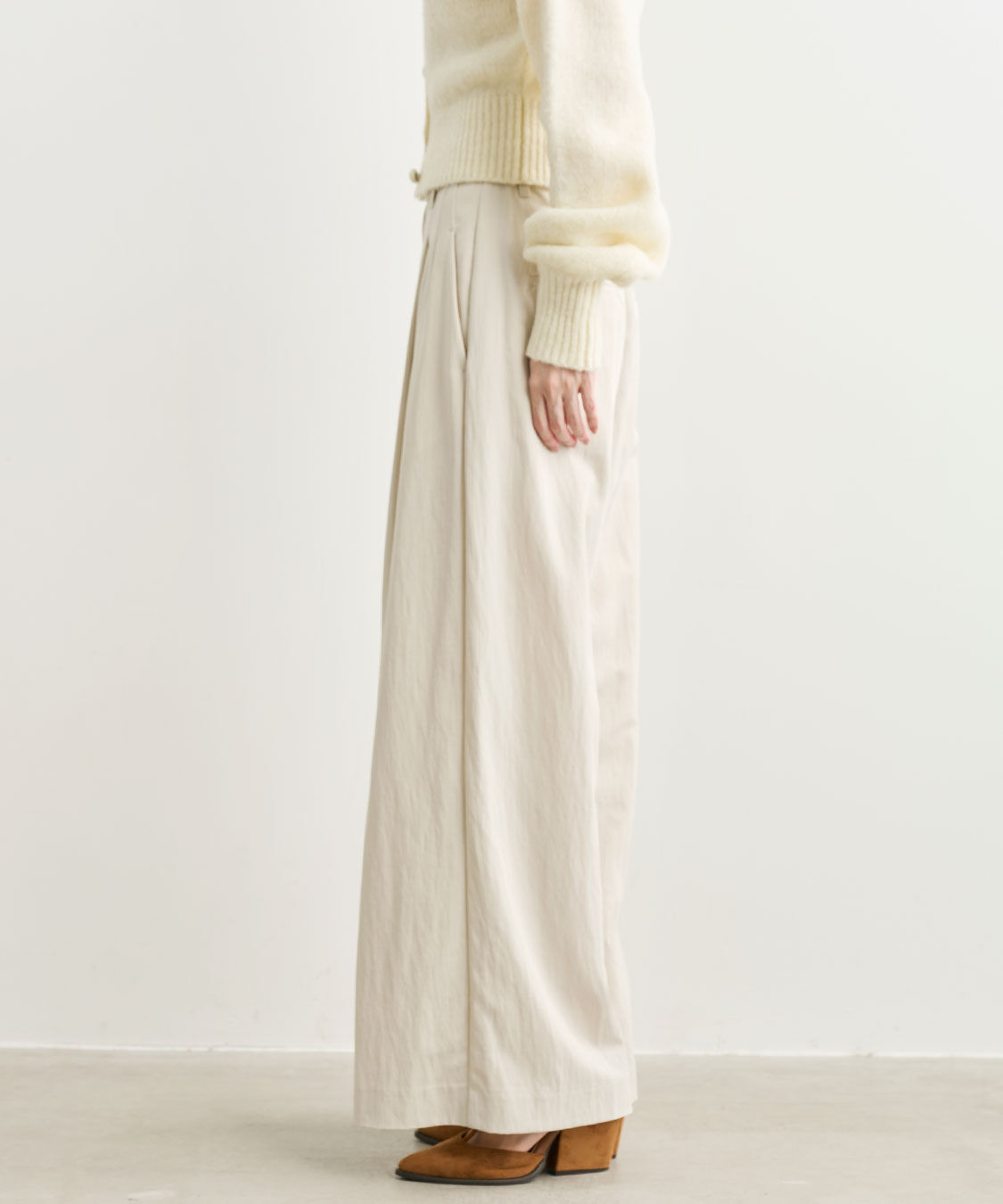 COCO DEAL「リラクシーワイドパンツ」|スラックス|