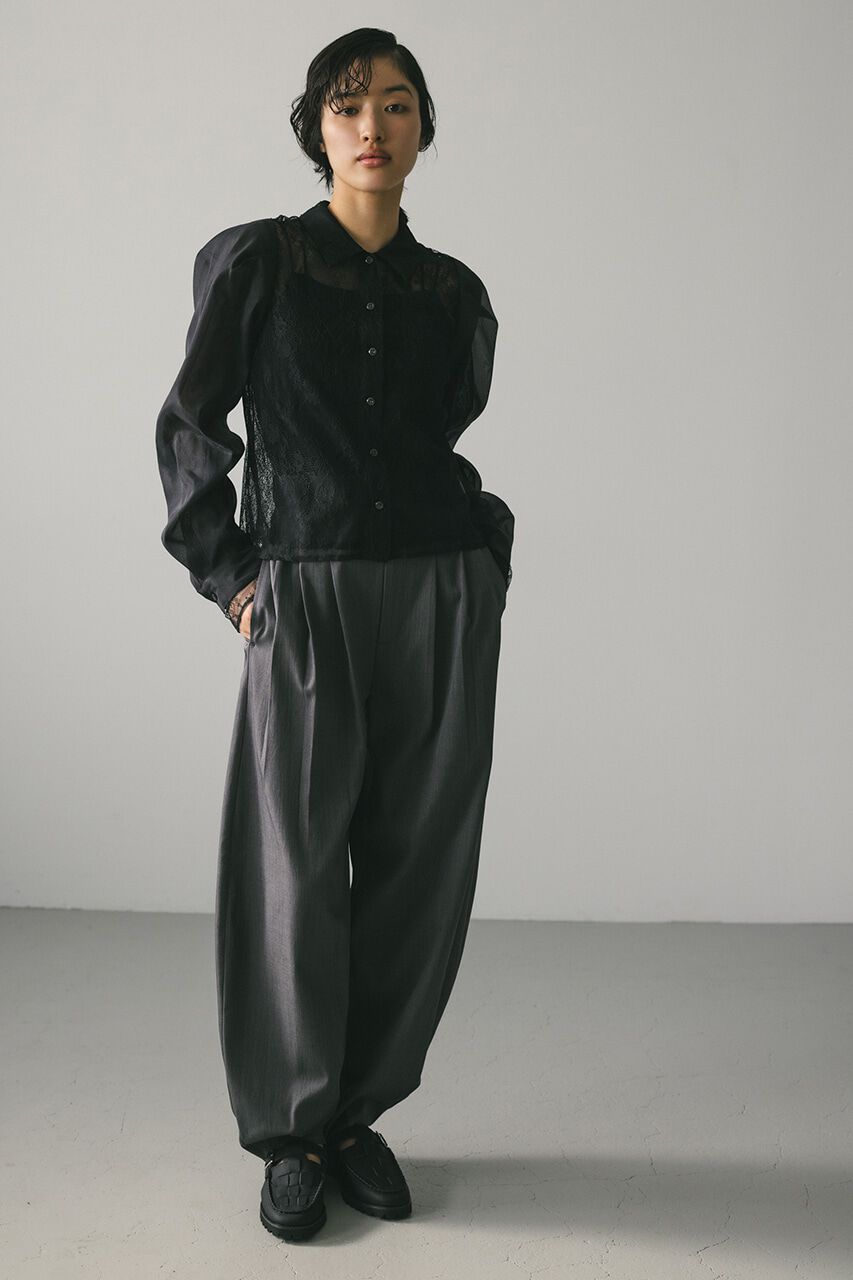 STYLEMIXER「レースレイヤーシャツ」|シャツ・ブラウス|