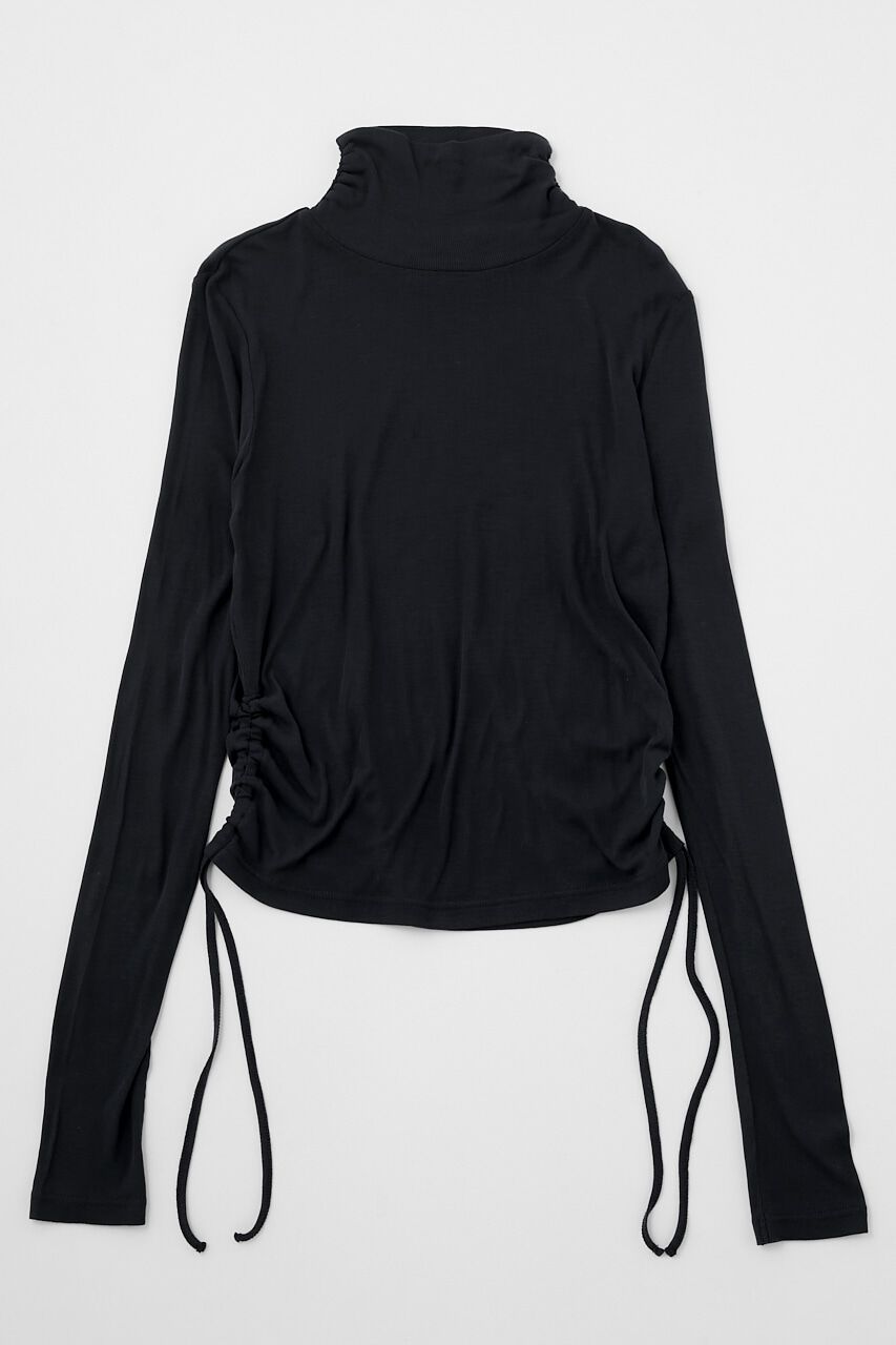 MOUSSY「GATHER NECK DRAWSTRING トップス」|Tシャツ・カットソー|