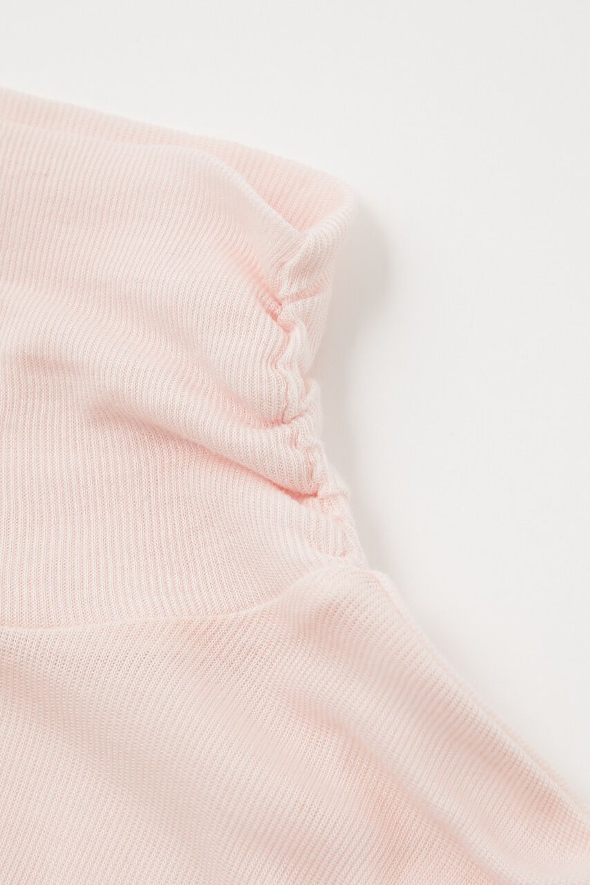 MOUSSY「GATHER NECK DRAWSTRING トップス」|Tシャツ・カットソー|