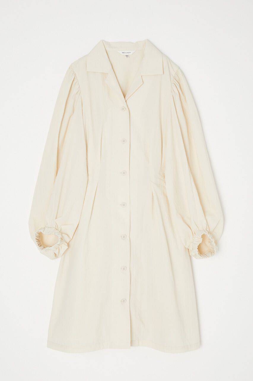 MOUSSY「RIPSTOP SHIRT ミニドレス」|ワンピース|ECRU