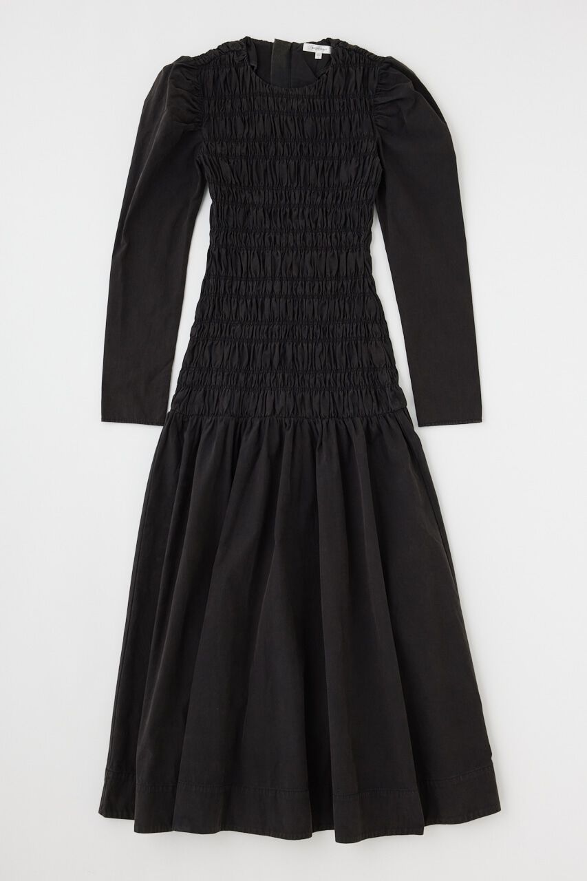 MOUSSY「SHIRRING GATHER ドレス」|ワンピース|