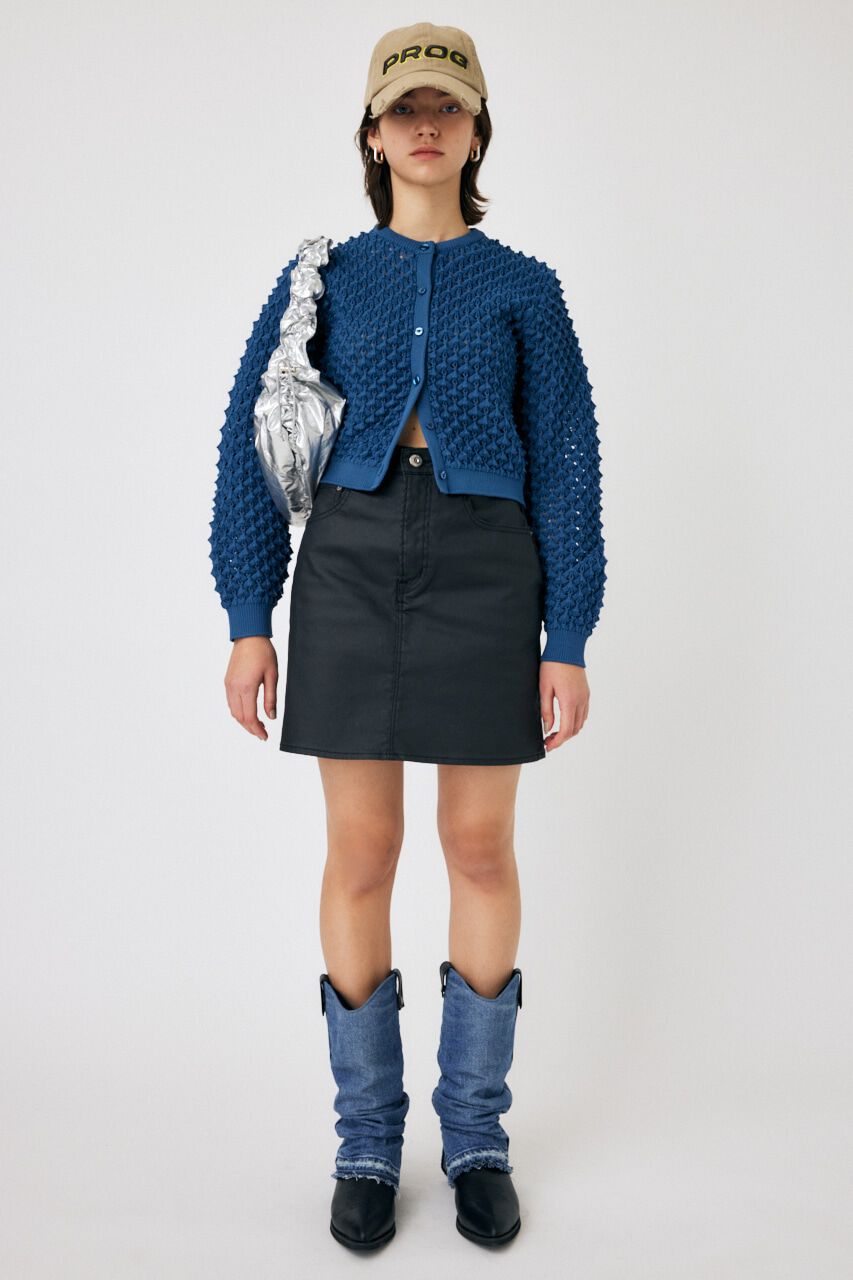 MOUSSY「PEAK STITCH KNIT カーディガン」|ニット・セーター|