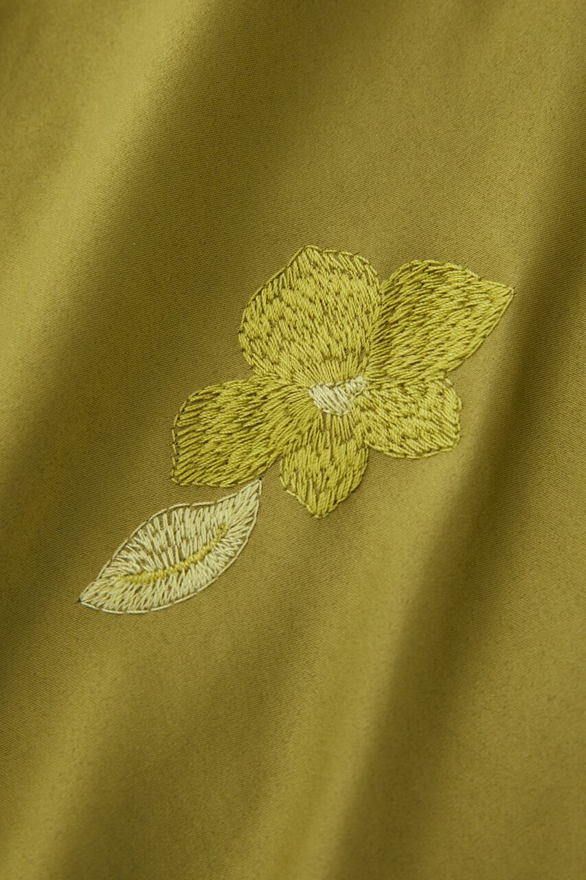 MOUSSY「リサイクルポリエステルサテン生地刺繍サテンキャミ」|キャミソール|