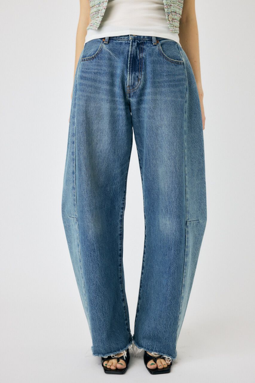 MOUSSY「REMAKE WIDE STRAIGHT」|デニム|