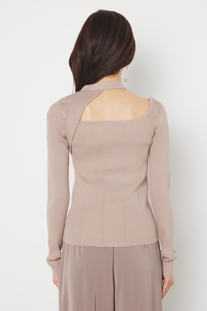 rienda「チョーカーデザインKnit TOP」|ニット・セーター|