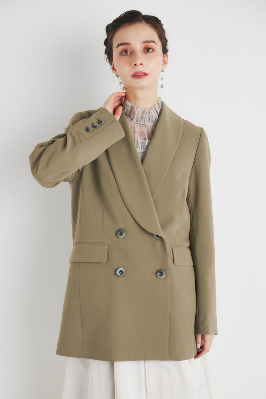 rienda「ダブルボタンショールカラーテーラードJK」|その他|