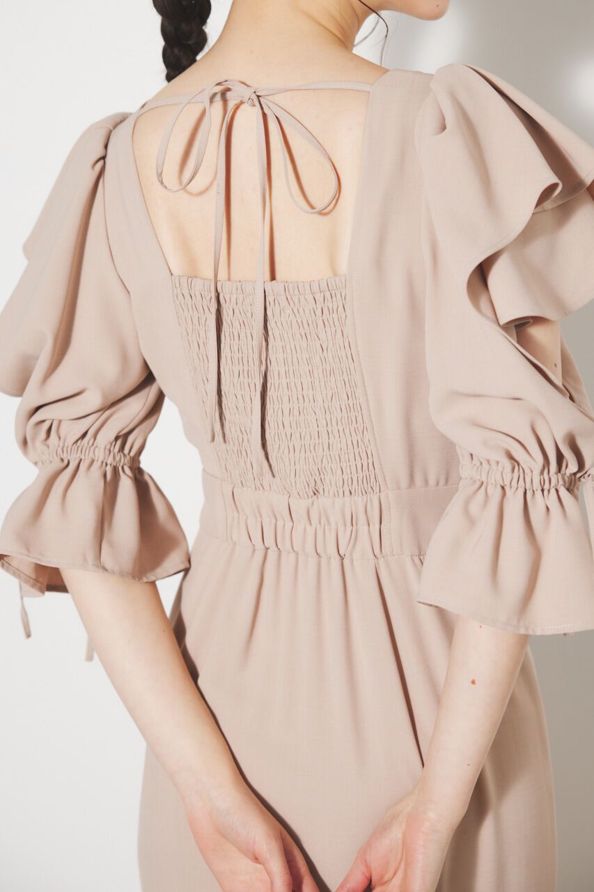 rienda「ショルダーダブルフリルマーメイドOP」|ワンピース|