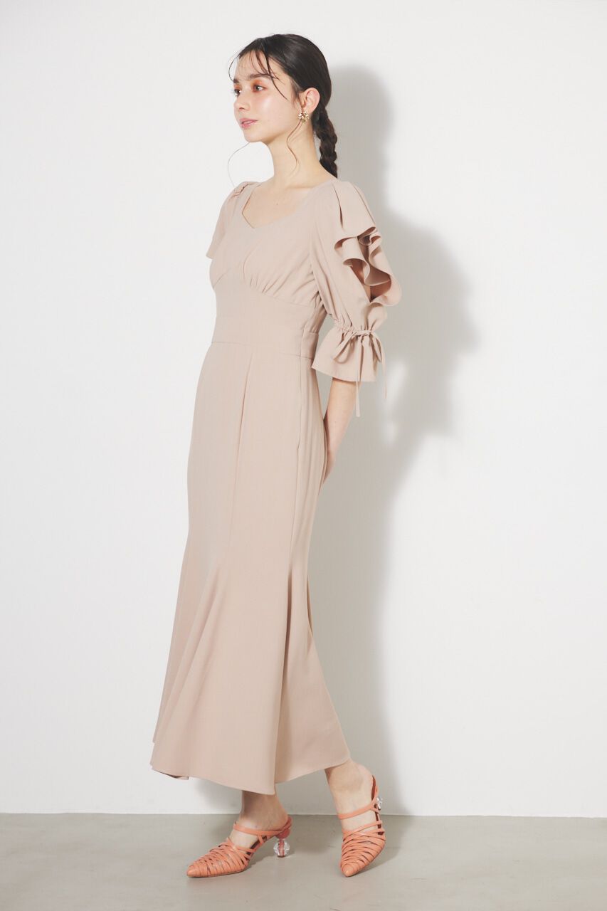 rienda「ショルダーダブルフリルマーメイドOP」|ワンピース|