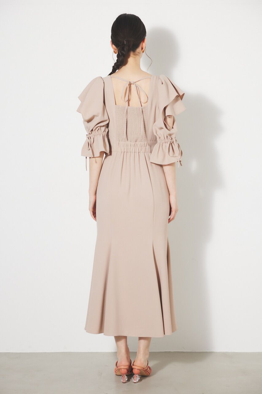 rienda「ショルダーダブルフリルマーメイドOP」|ワンピース|