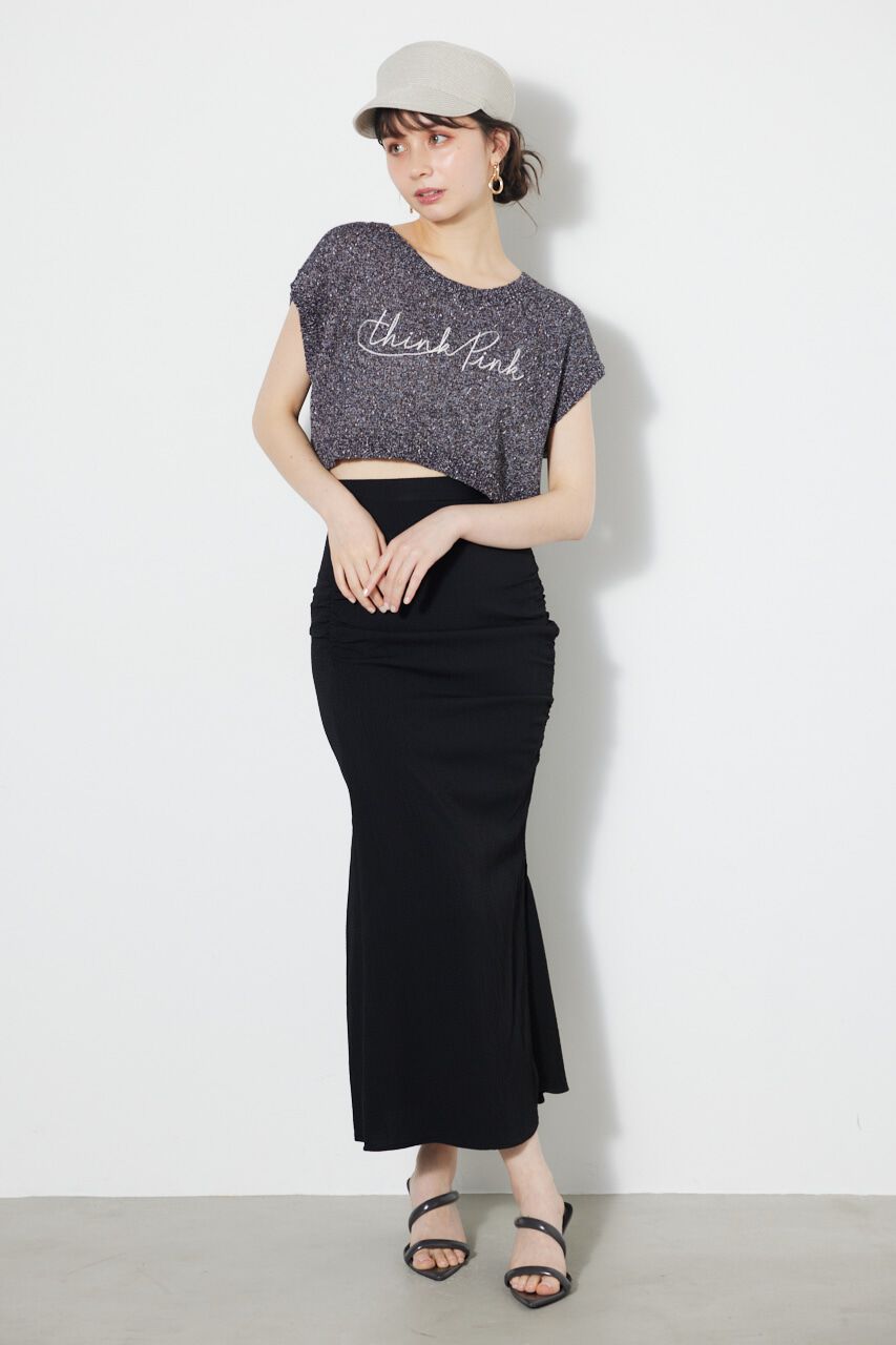 rienda「ギャザーマーメードJ/W SK」|スカート|