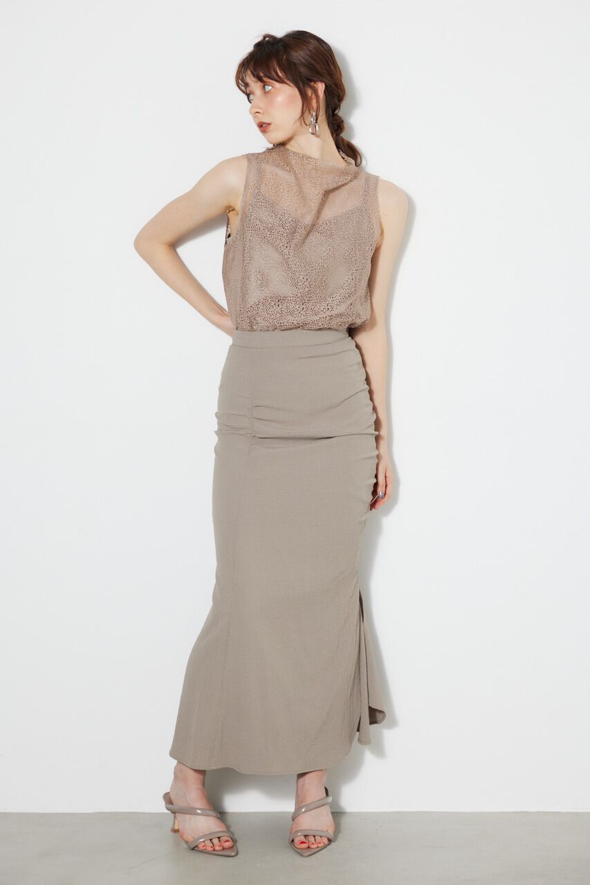 rienda「ギャザーマーメードJ/W SK」|スカート|