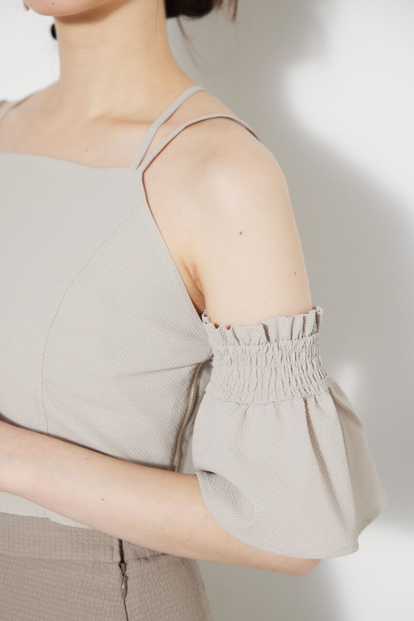 rienda「クロップドビスチェTOP」|タンクトップ|