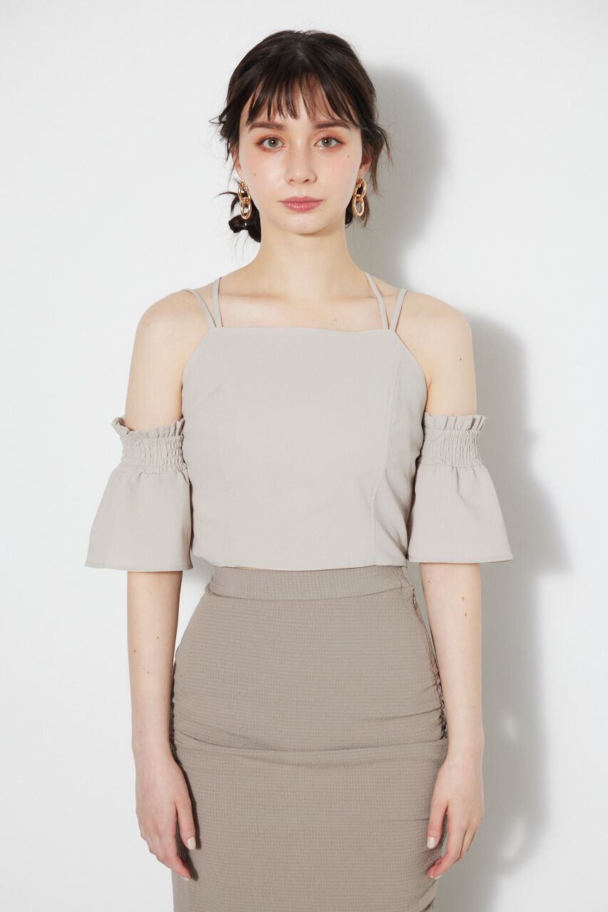 rienda「クロップドビスチェTOP」|タンクトップ|