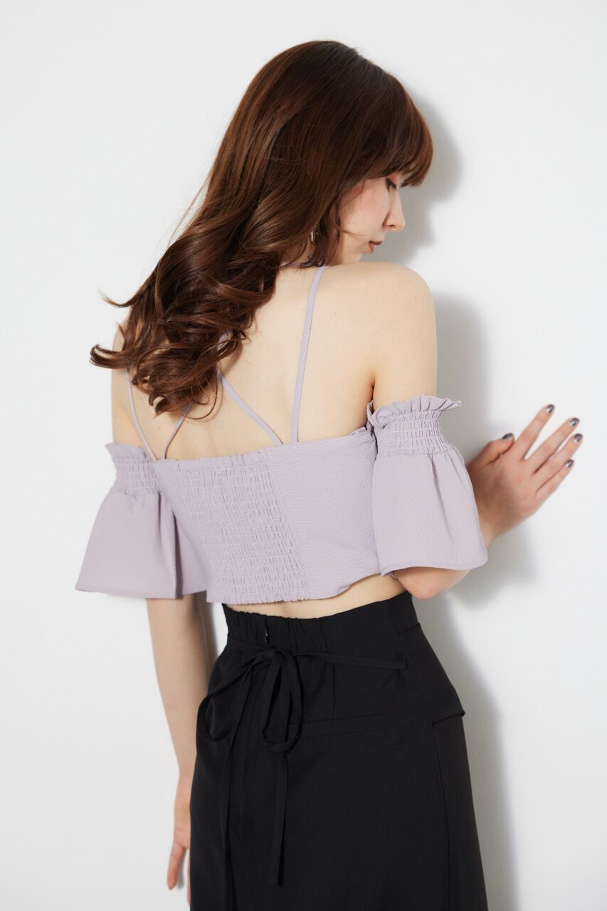 rienda「クロップドビスチェTOP」|タンクトップ|