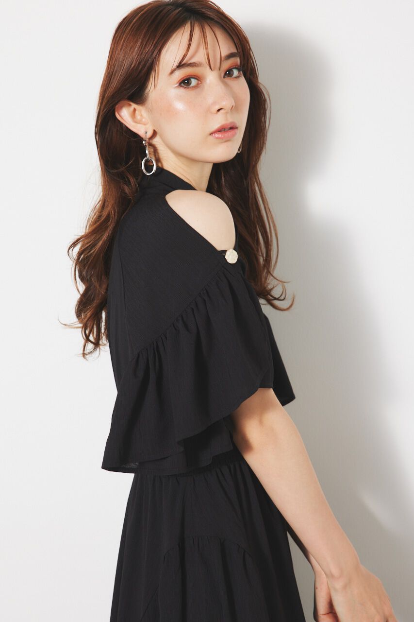 rienda「フリルSLVフレアOP」|ワンピース|