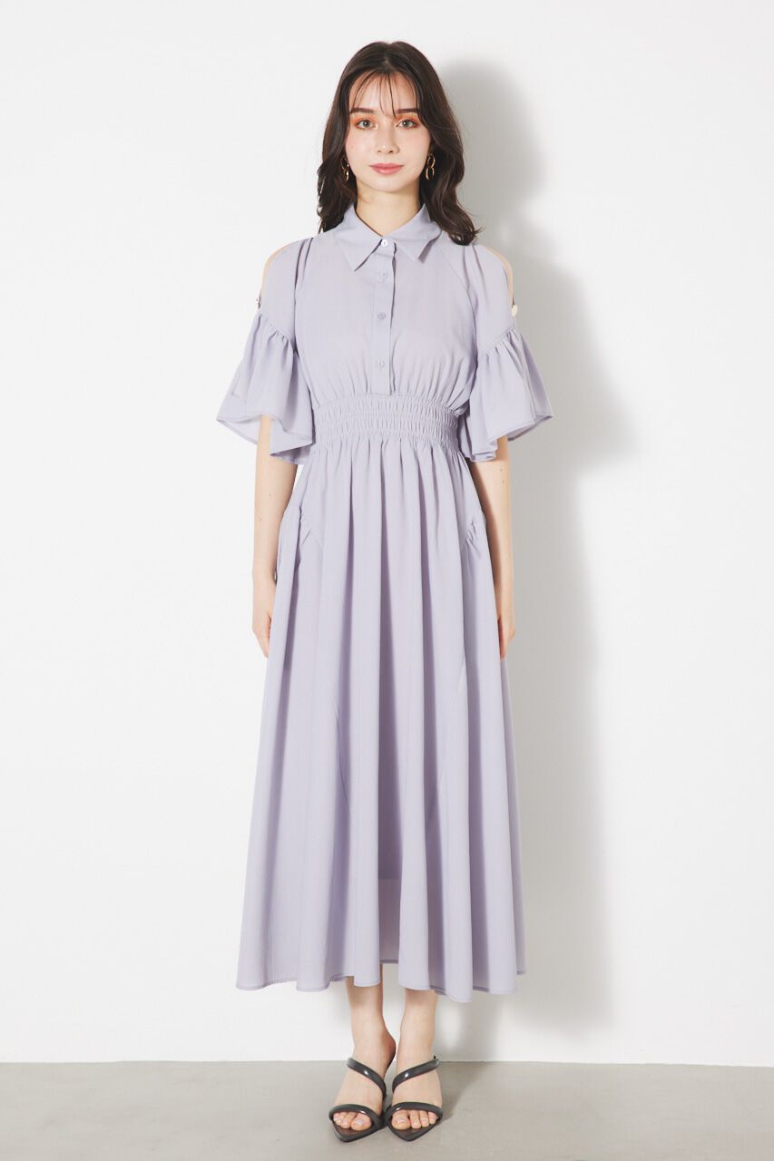 rienda「フリルSLVフレアOP」|ワンピース|