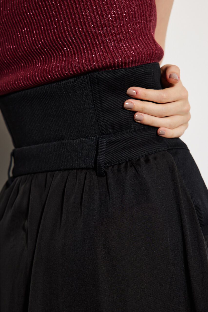 rienda「コルセットライクシアーコンビJ/WフレアSK」|スカート|