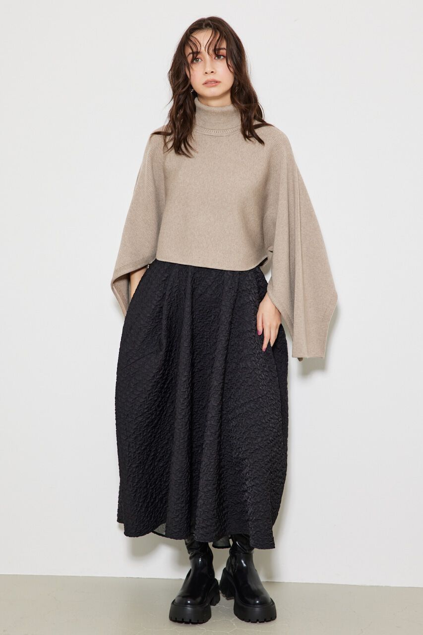 rienda「ラウンドフォルムJ/W SK」|スカート|