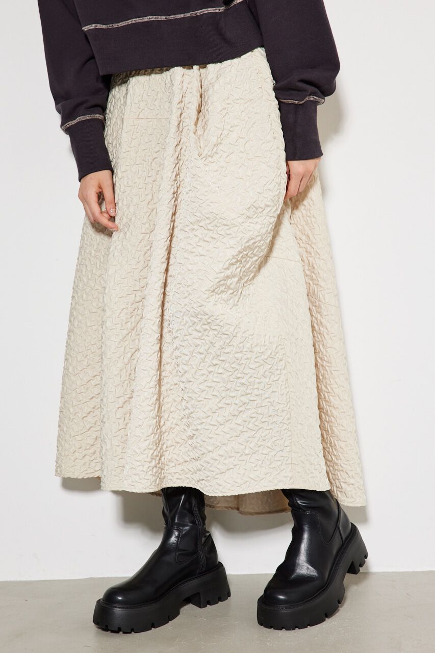 rienda「ラウンドフォルムJ/W SK」|スカート|