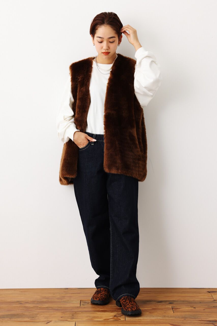 RODEO CROWNS「Rough Chic LOOSE STRAIGHT」|デニム|